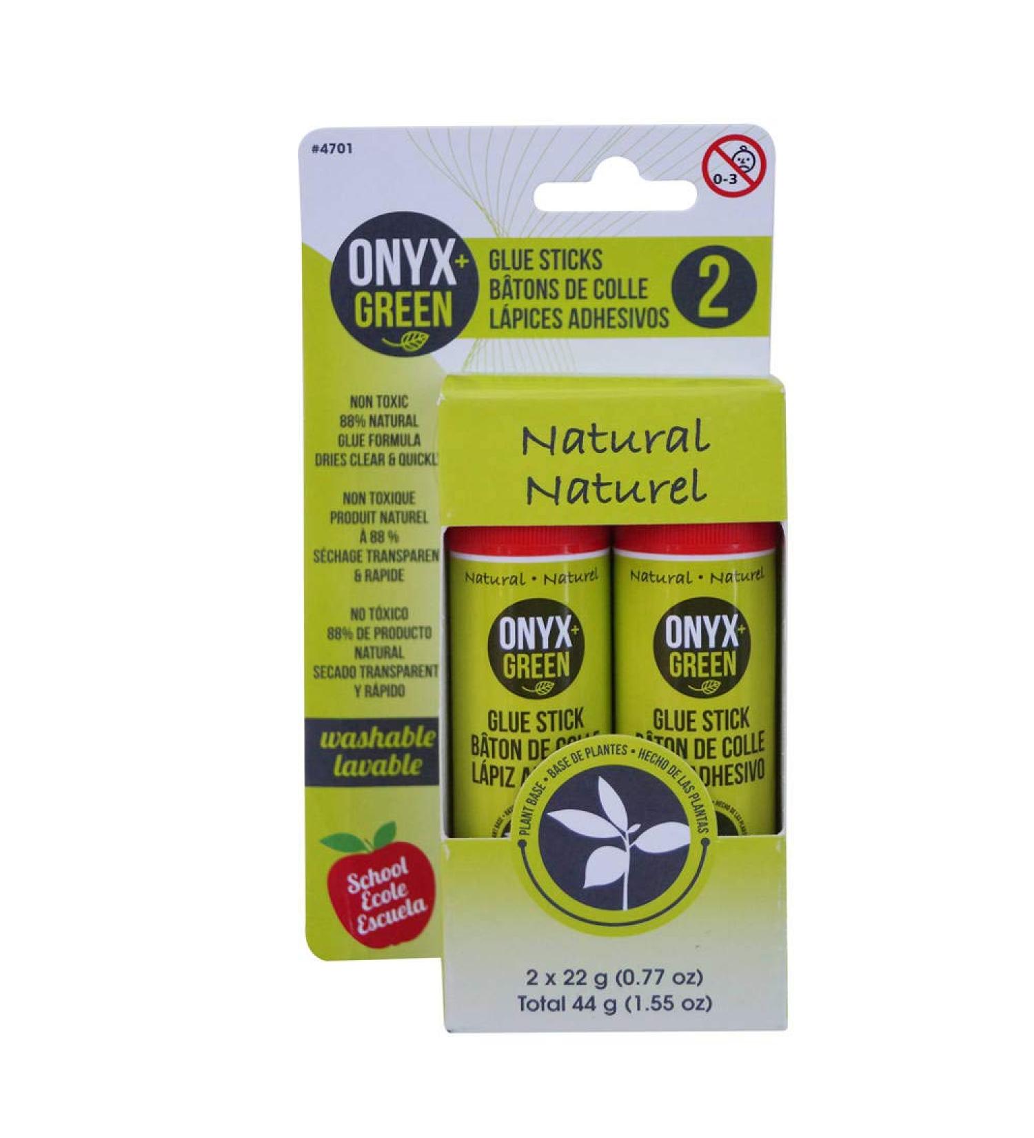 Onyx and Green 4701 Glue Sticks  Non-Toxic  2 Piece - Buy Online on SooperMarket.com