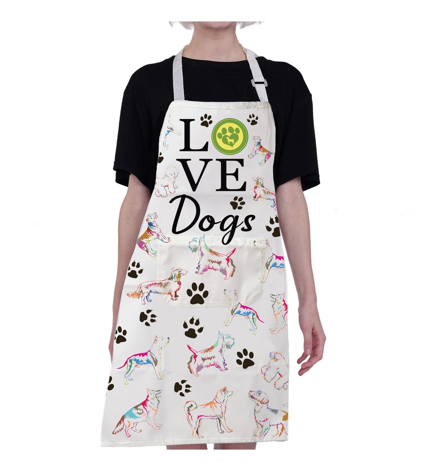 BNQL Dog Care Apron | Cute Waterproof Apron for Dog Lovers & Trainers | Perfect Gift for Dog Owners - Buy Online on SooperMarket.com