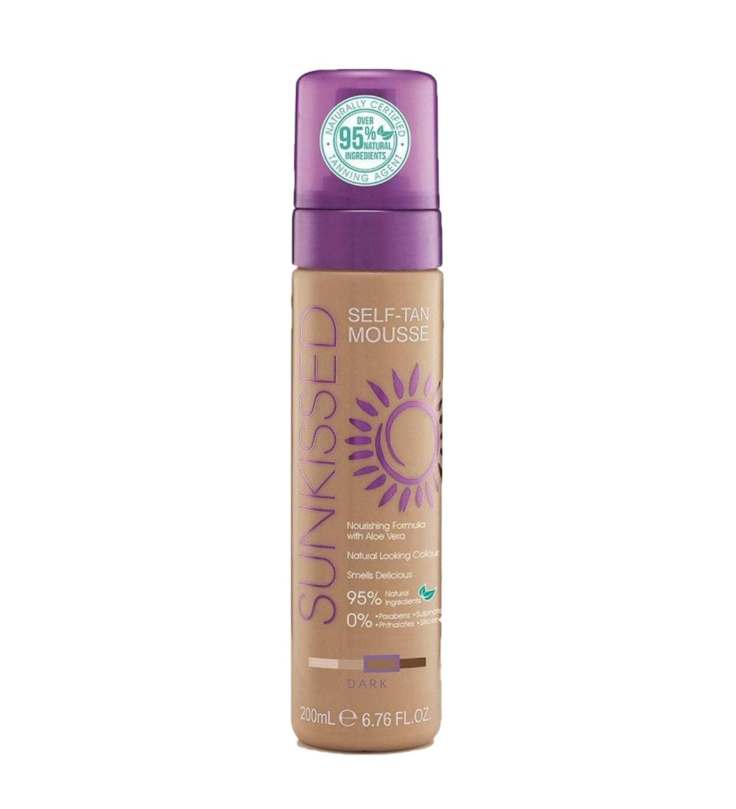 Sunkissed Self Tanning Mousse 200ml - Dark 200 ml (1 pack)