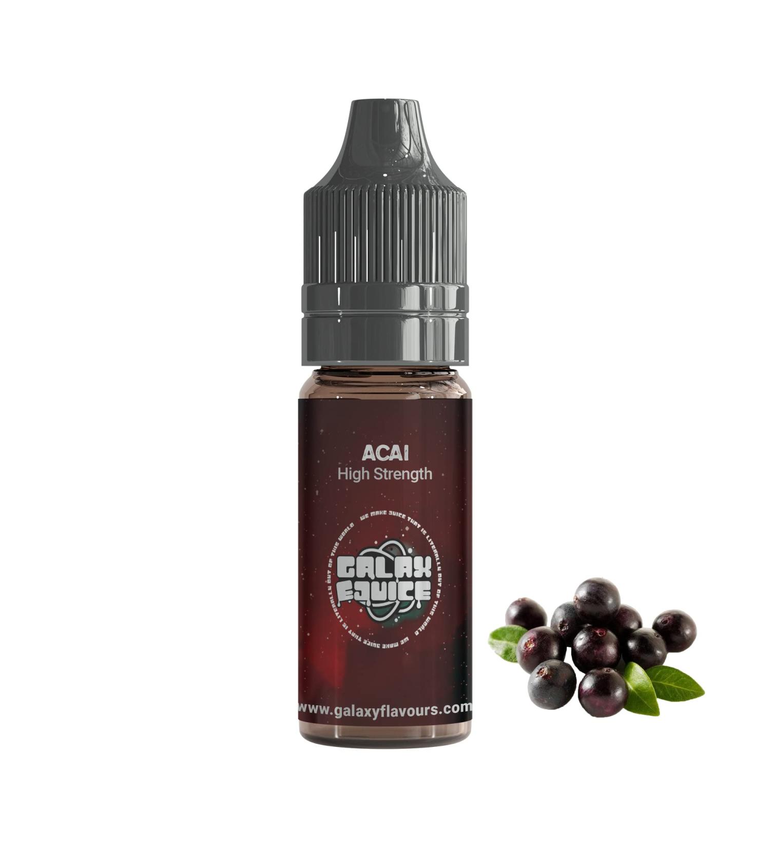 Acai High Strength Flavouring - Galaxy Food Flavours - 10ml Bottle - Buy Online on SooperMarket.com
