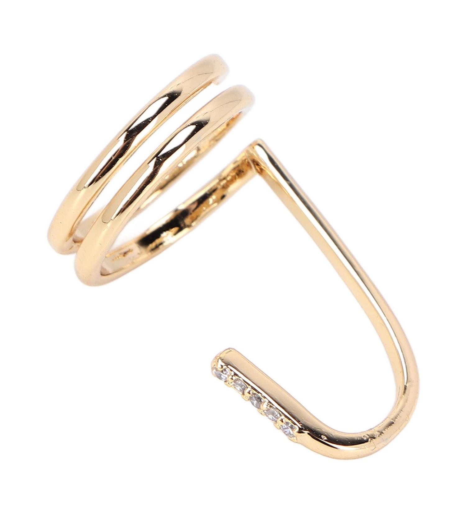 TYCIONG Decorative Nail Ring Fashion Fingertip Jewelry Nail Art Ring Ladies Wearing Nail Accessories (3050 gold) - Buy Online on SooperMarket.com
