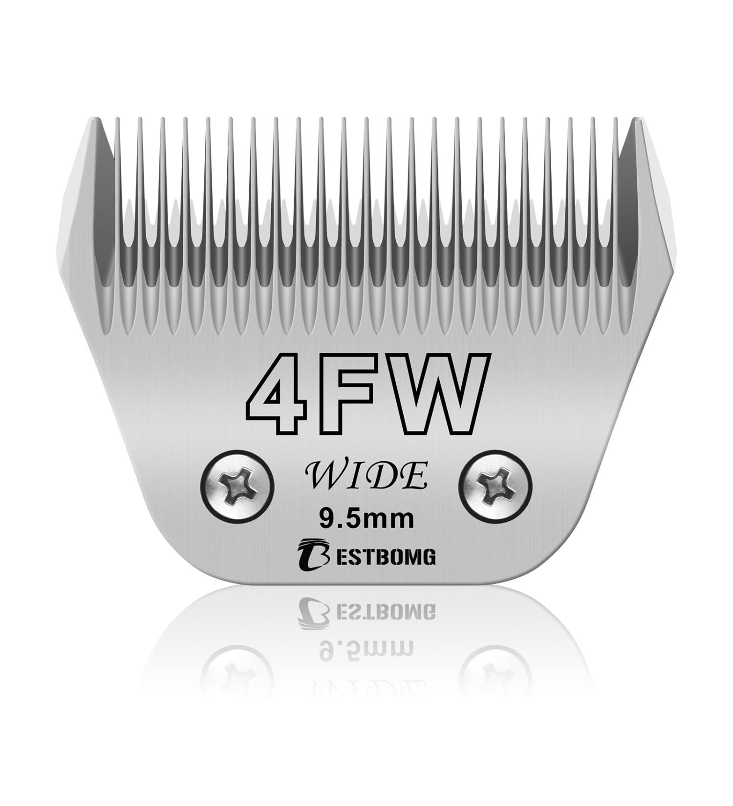 BestBomg 4fW Dog Grooming Blades - Removable Compatible with Heiniger/Moser Max45/Andis/A5 3/8 inch (9.5 mm) Cutting Length - Buy Online on SooperMarket.com