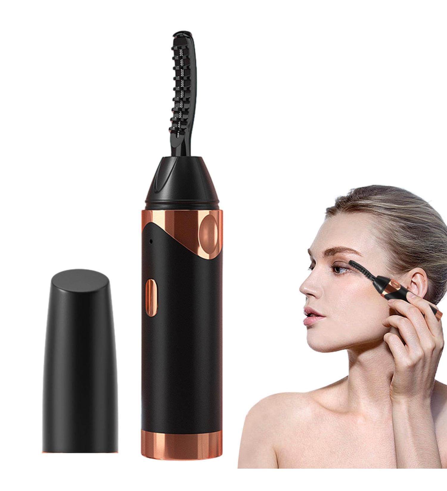 Eyelash curlers - Beauty Lash Curler Quick Heating Curler | Natural Rechargeable Lash Styler Lash Curler with Two Heated Settings Curling Tool for Natural Long-Lasting Eyelashes - Buy Online on SooperMarket.com
