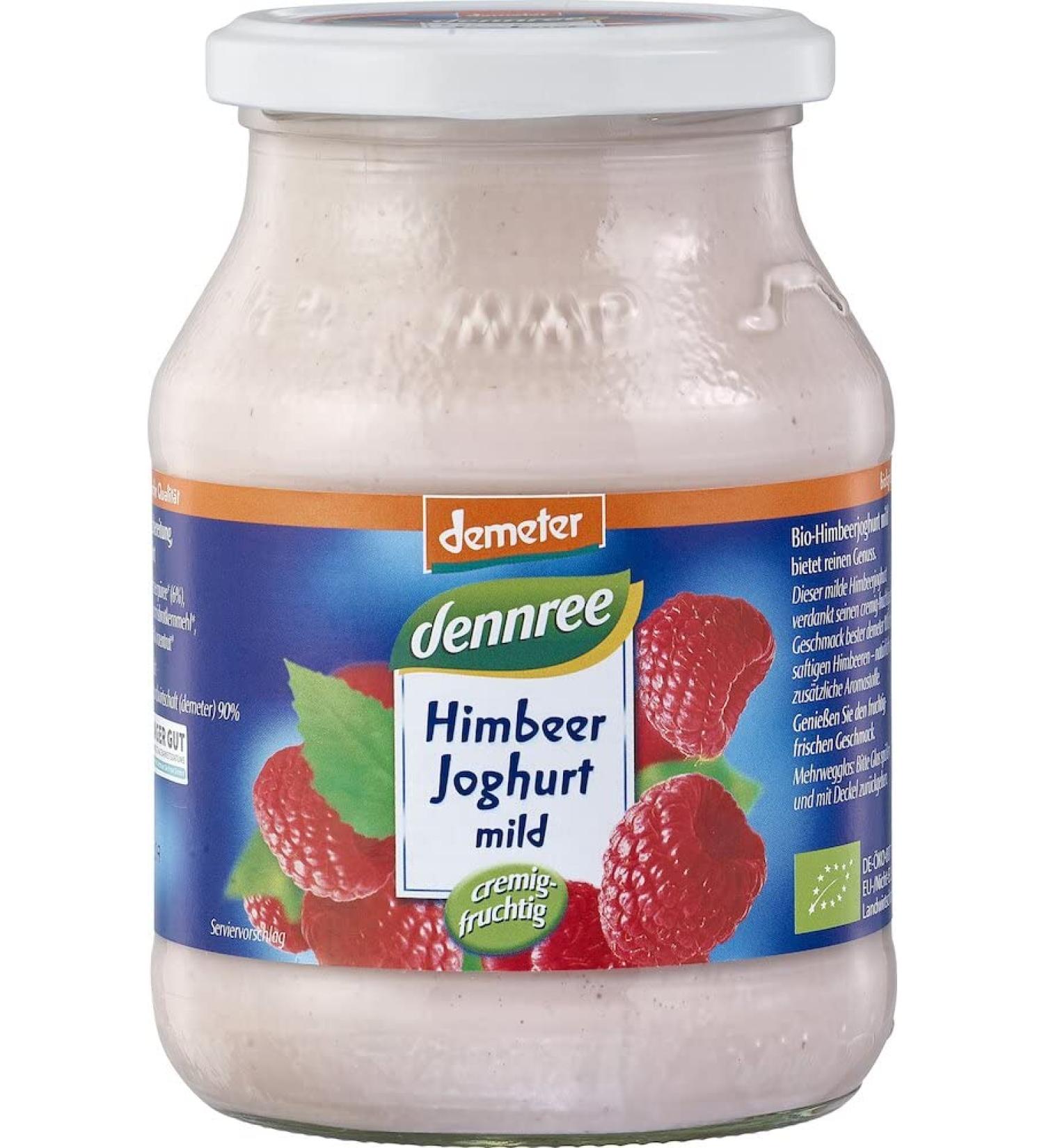 dennree raspberry yoghurt mild (6 x 500 gr)