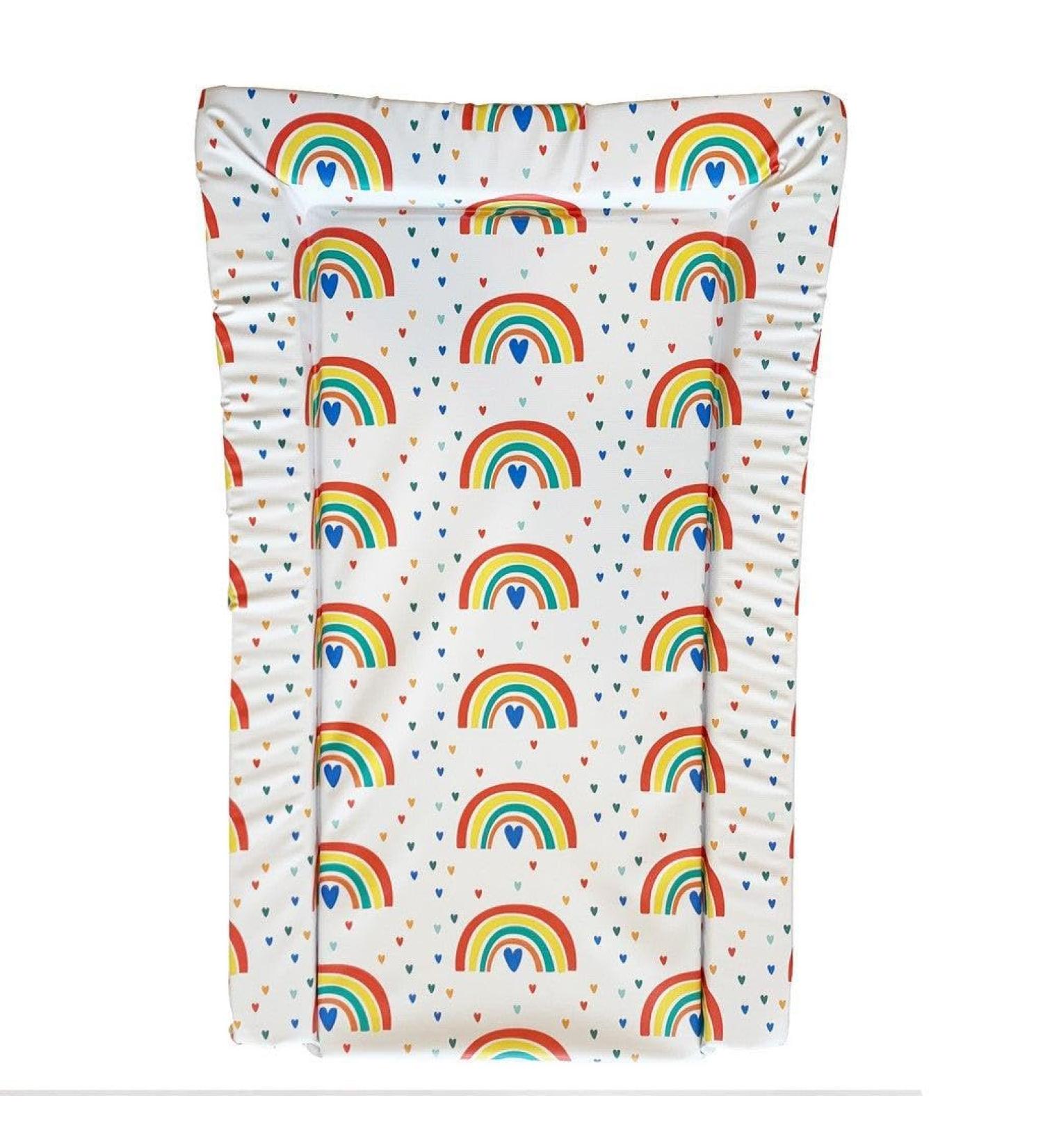 Obaby Changing Mat - Rainbow Multicolour 76 x 46 x 4cm 64OB0137 Multicoloured 76 x 46 x 4cm