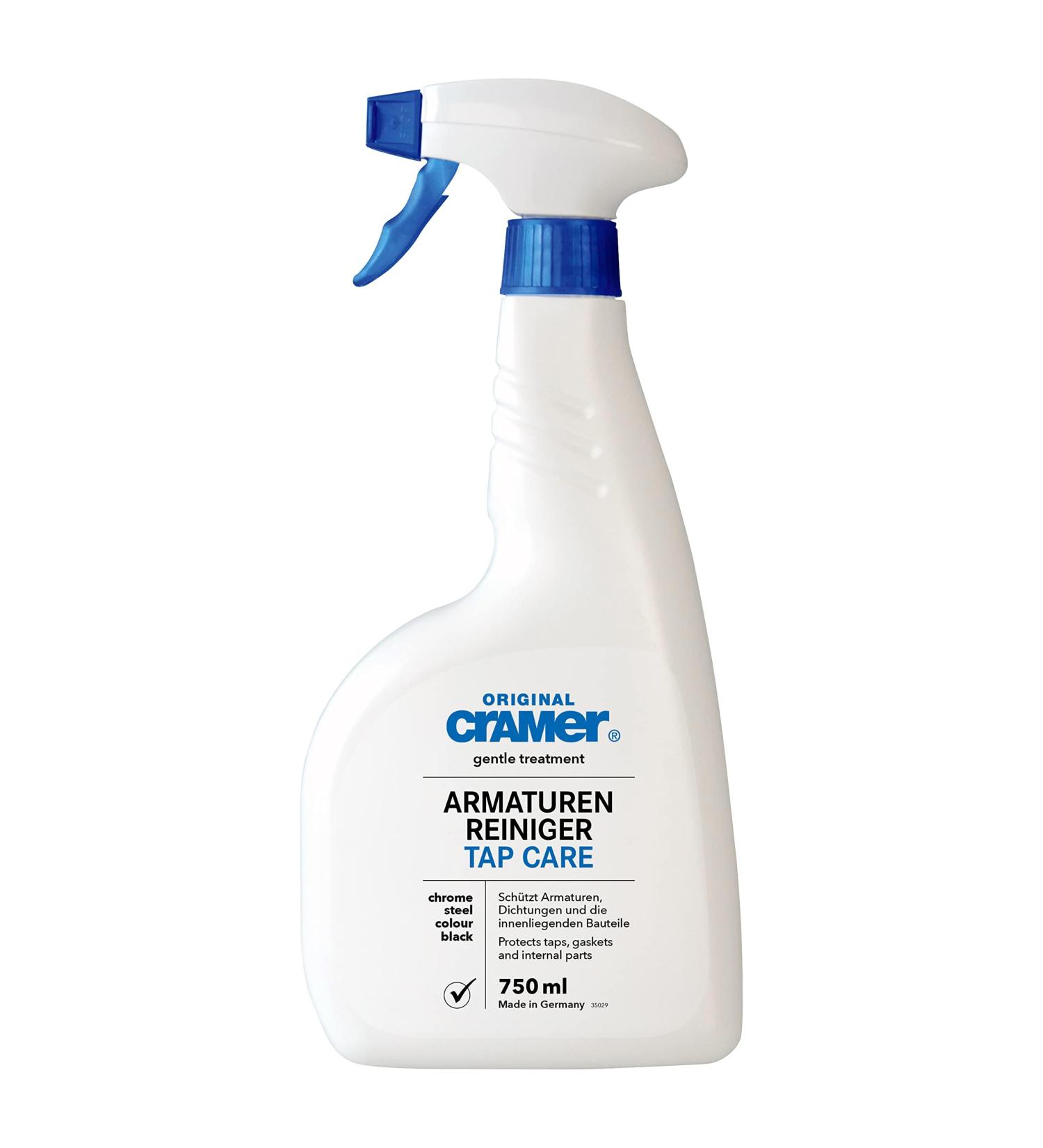 Cramer Tap Cleaner For Cleaning And Care All Fittings in Bath Bathroom Shower Kitchen walls going over tiles and 750ml - Buy Online on SooperMarket.com
