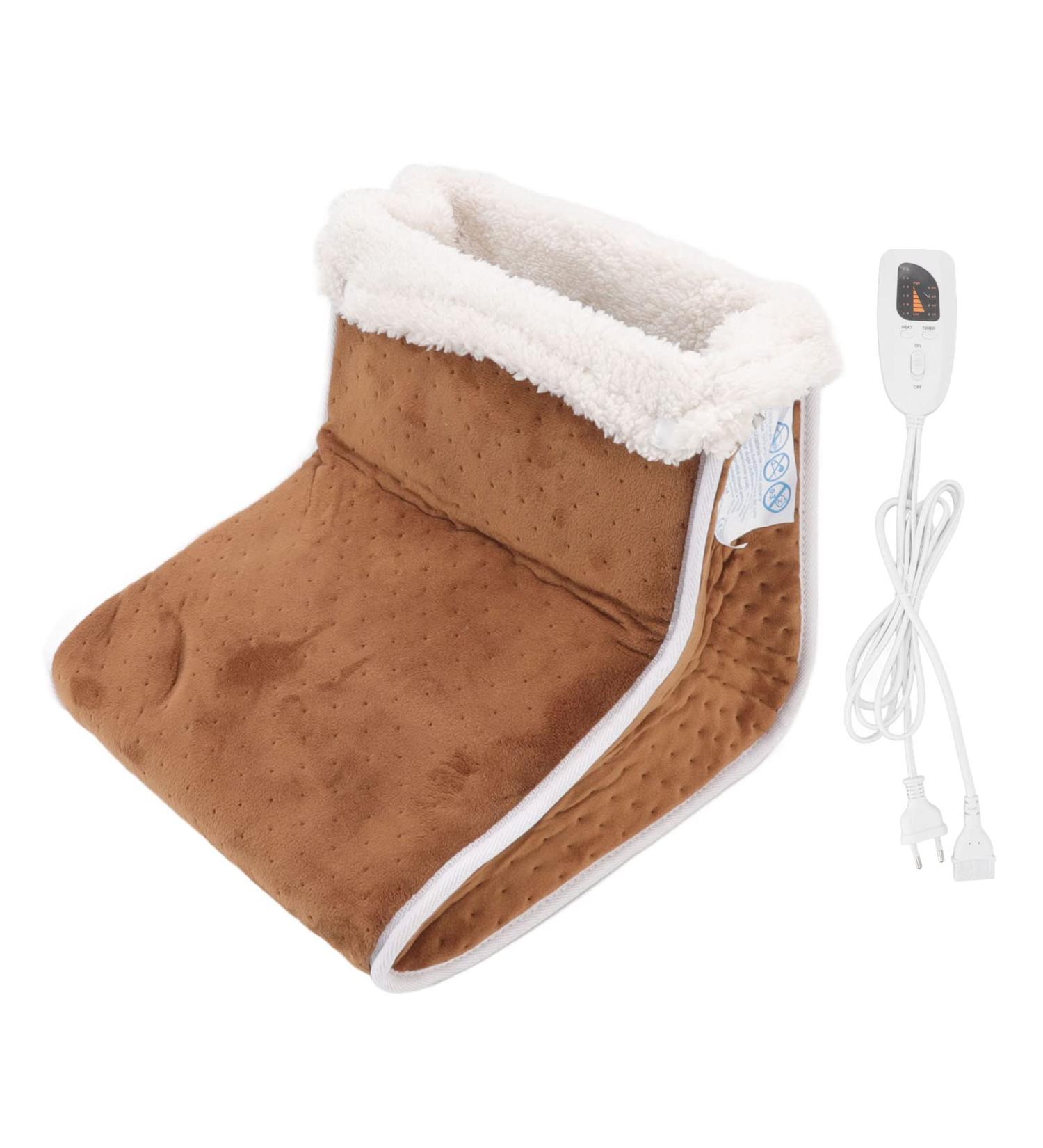 Topincn Heated Foot Pillow - 6-Speed Electric Warmer for Men & Women | Intelligent Constant Temperature & Timing (EU 220V) - Buy Online on SooperMarket.com