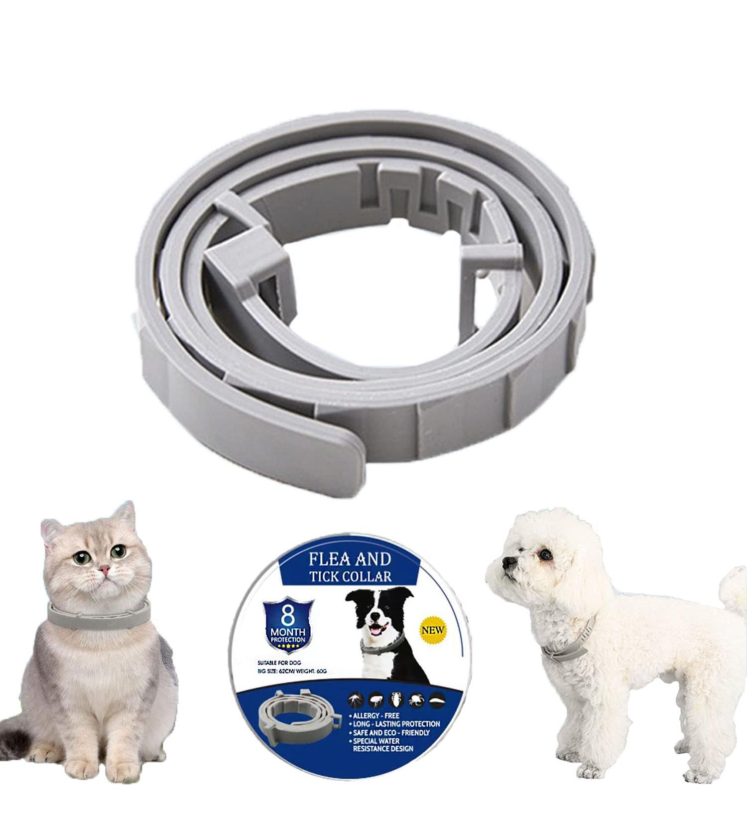 Teck Neck Band for Dogs & Cats | Adjustable Tick & Flea Collar | 100% Natural Ingredients | Up to 8 Months Protection - Buy Online on SooperMarket.com