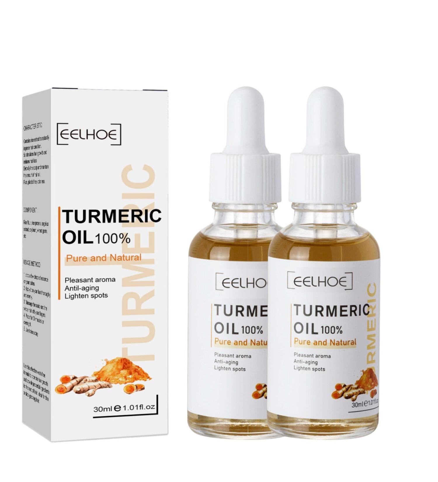 2 Pack Turmeric Dark Spot Corrector Serum - Natural Face Serum for Dark Spots Moisturizing & Repair (30ml) | Best Skin Care Solution - Buy Online on SooperMarket.com