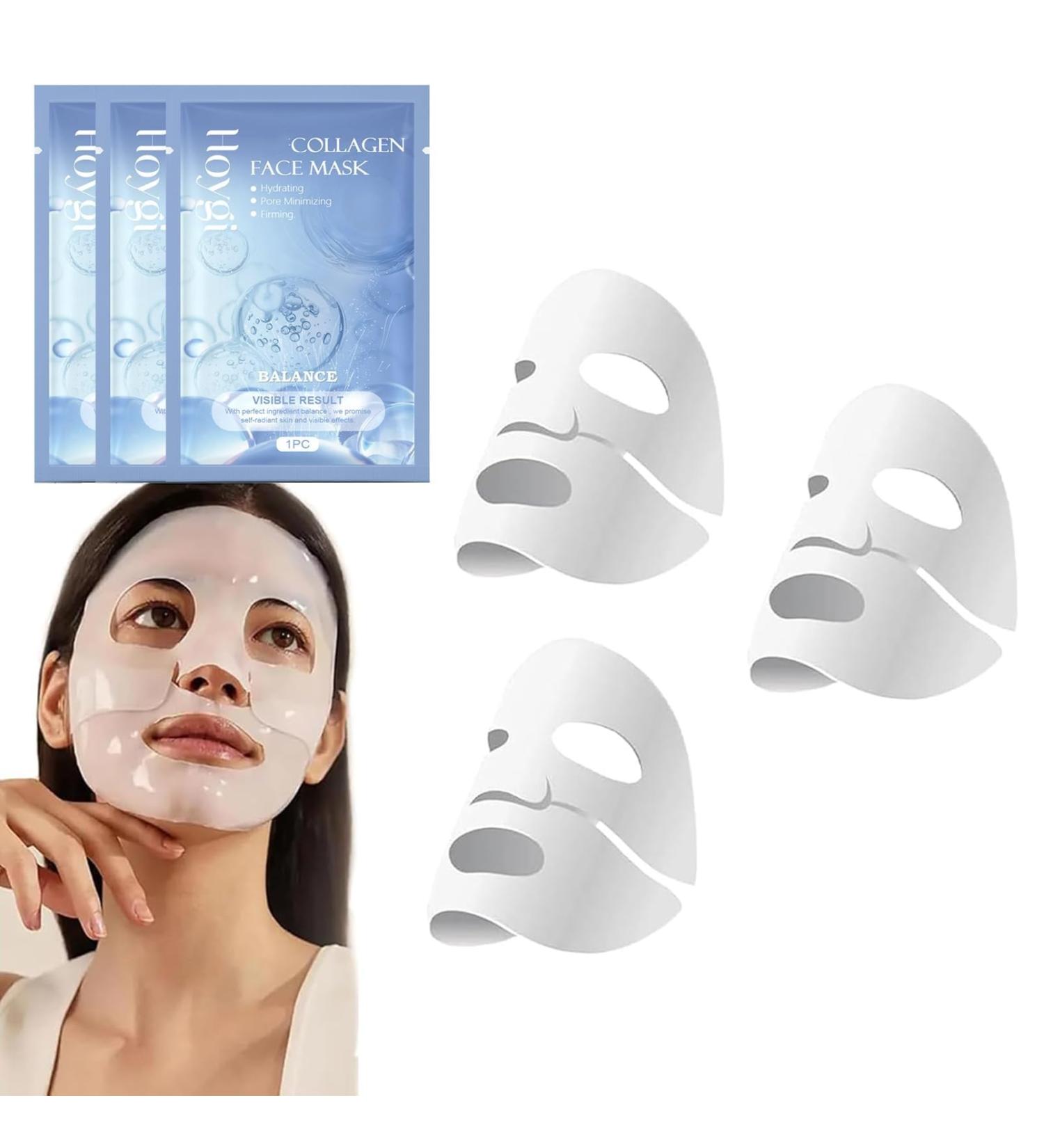 INSKIN Collagen Face Mask Overnight Bodance Collagen Mask Collagen Mask Overnight Collagen Deep Hydrating Mask Face Masks Skincare Improve Moistur Elasticity and Wrinkle - Buy Online on SooperMarket.com