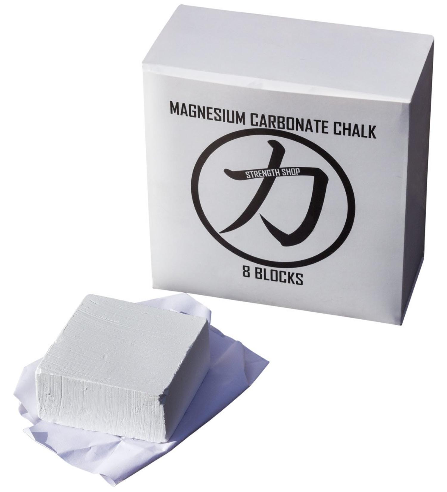 Strength Shop Magnesia powder very fine boulder chalk with recoverable packaging 100% natural climbing chalk ideal for strength sports climbing gymnastics bouldering & Co. 1x 8x52g