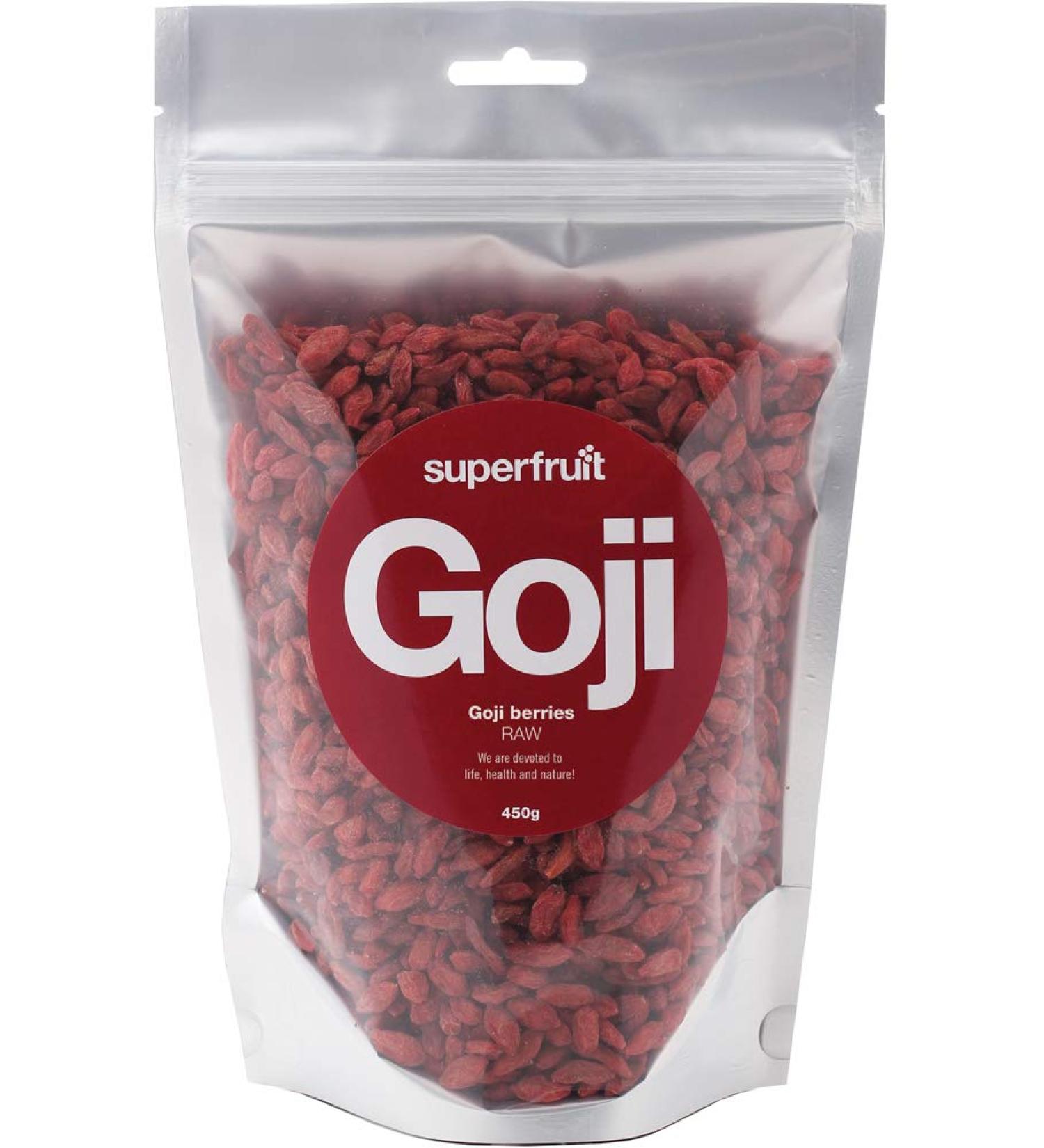 Superfruit Premium Dried Goji Berries Non-GMO Superfood - 450 g 450g - Buy Online on SooperMarket.com
