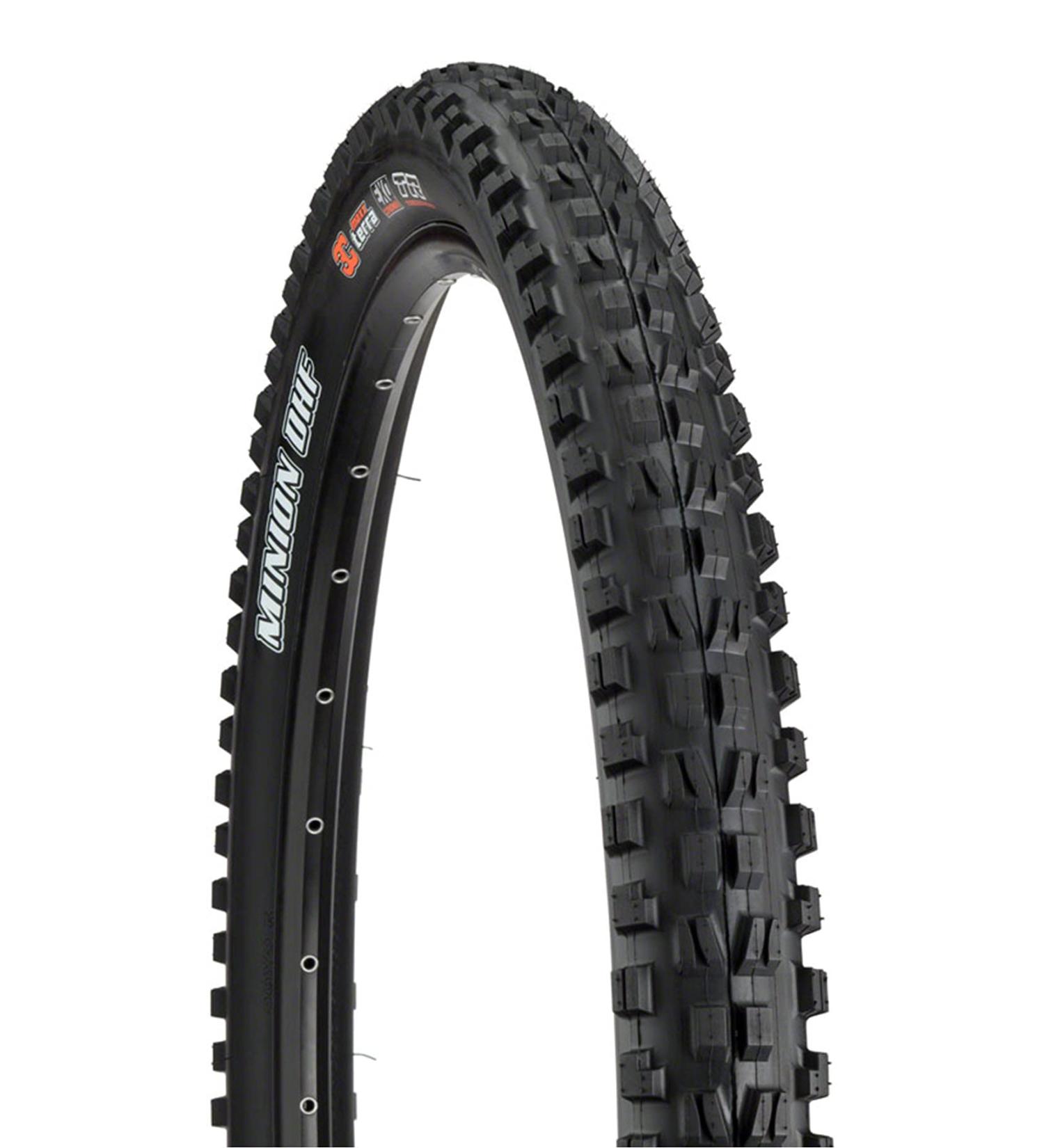 Maxxis Minion DHF 3C MaxxTerra Tubeless MTB Tire | High Traction, Fast Rolling, Long Lasting | EXO Puncture Protection | 27.5 & 29 Inch Sizes - Buy Online on SooperMarket.com