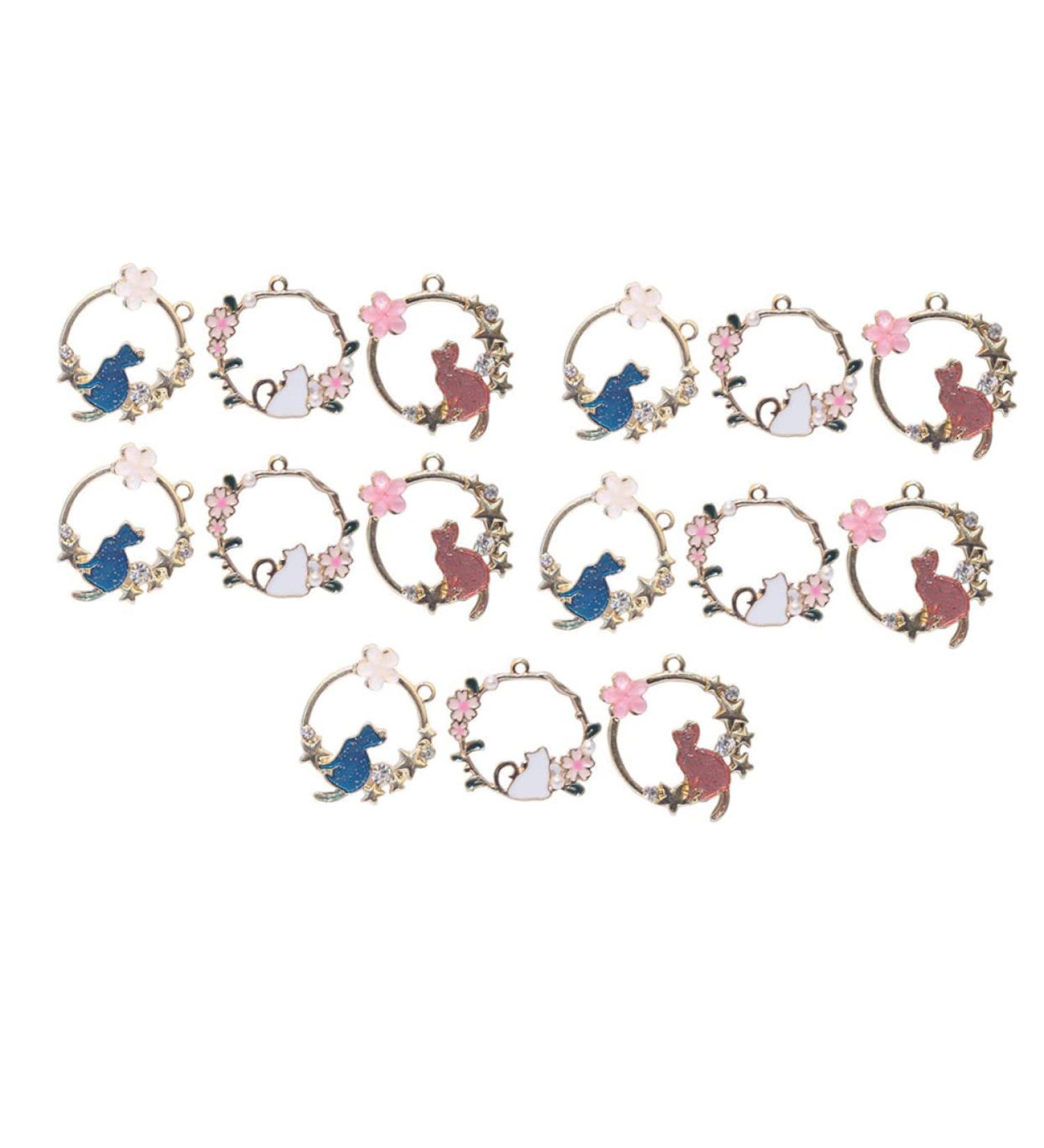 KALLORY 30pcs Alloy Oil Drop Pendant Bride Hollow Out Telephone - Buy Online on SooperMarket.com