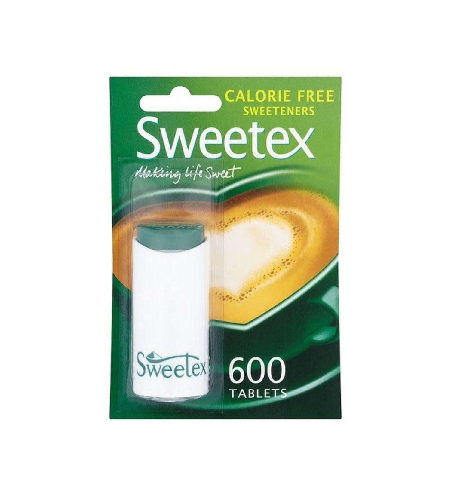 Sweetex Calorie Free Sweeteners 600 Tablets Pack of 6
