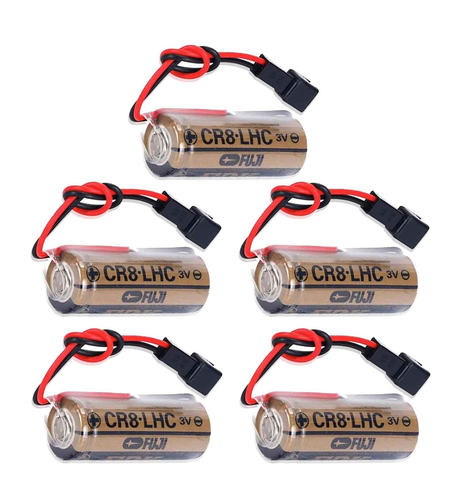 5 Pcs CR8 LHC 17450 3V 2600mAh Non-Rechargeable Battery for Fuji FDK - Reliable Memory Backup Power Source - Buy Online on SooperMarket.com