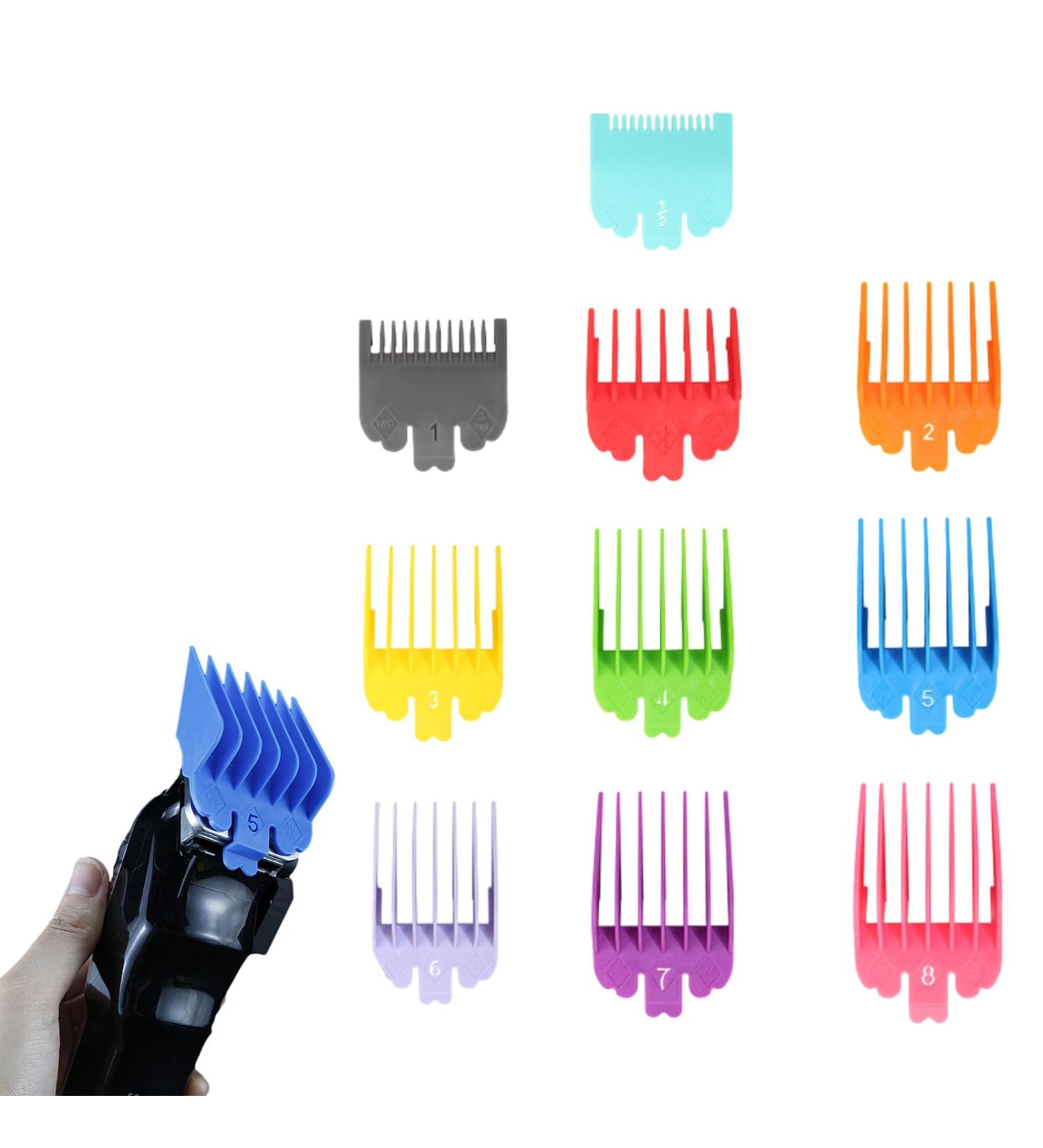 NPQ Hair Clipper Guards Combs 10Pcs Replacement Limit Comb Set - Ideal for Salons and Home Use - Buy Online on SooperMarket.com