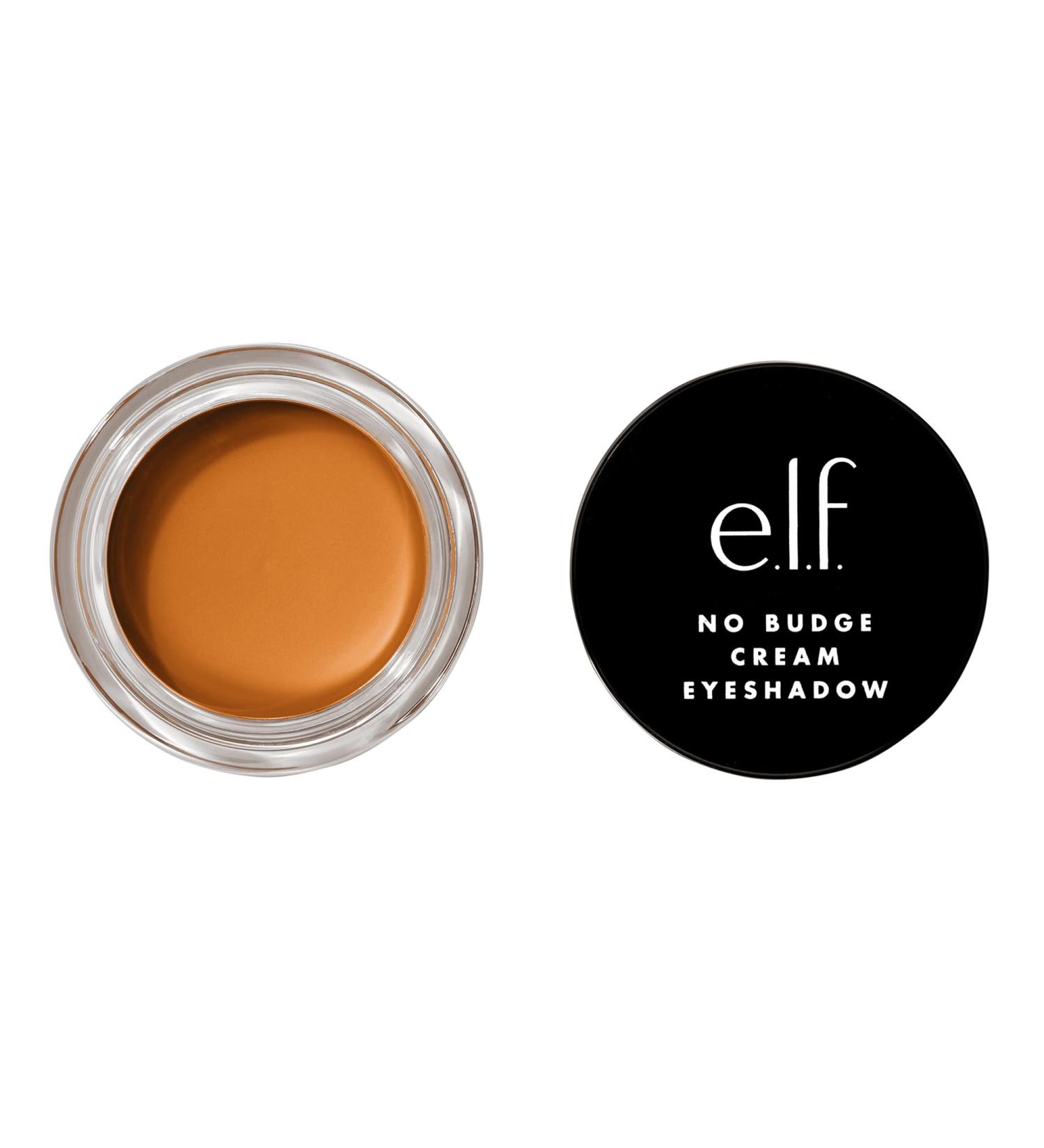 e.l.f. No Budge Cream Eyeshadow - Golden Rays | Primer, Liner, 3-in-1 | Vegan & Cruelty-Free - Buy Online on SooperMarket.com