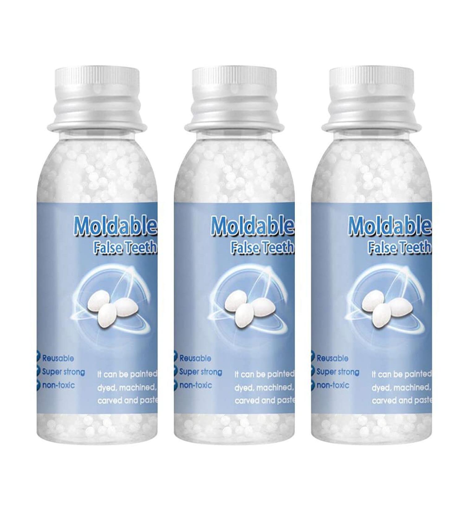 Tooth Repair Granules Temporary Tooth Repair Kit Tooth Repair Granules Dental Filling Restoration Kits Missing Broken Teeth Fillings Temporary Tooth Repair Kit Halloween Decorations 30ml*3 - Buy Online on SooperMarket.com
