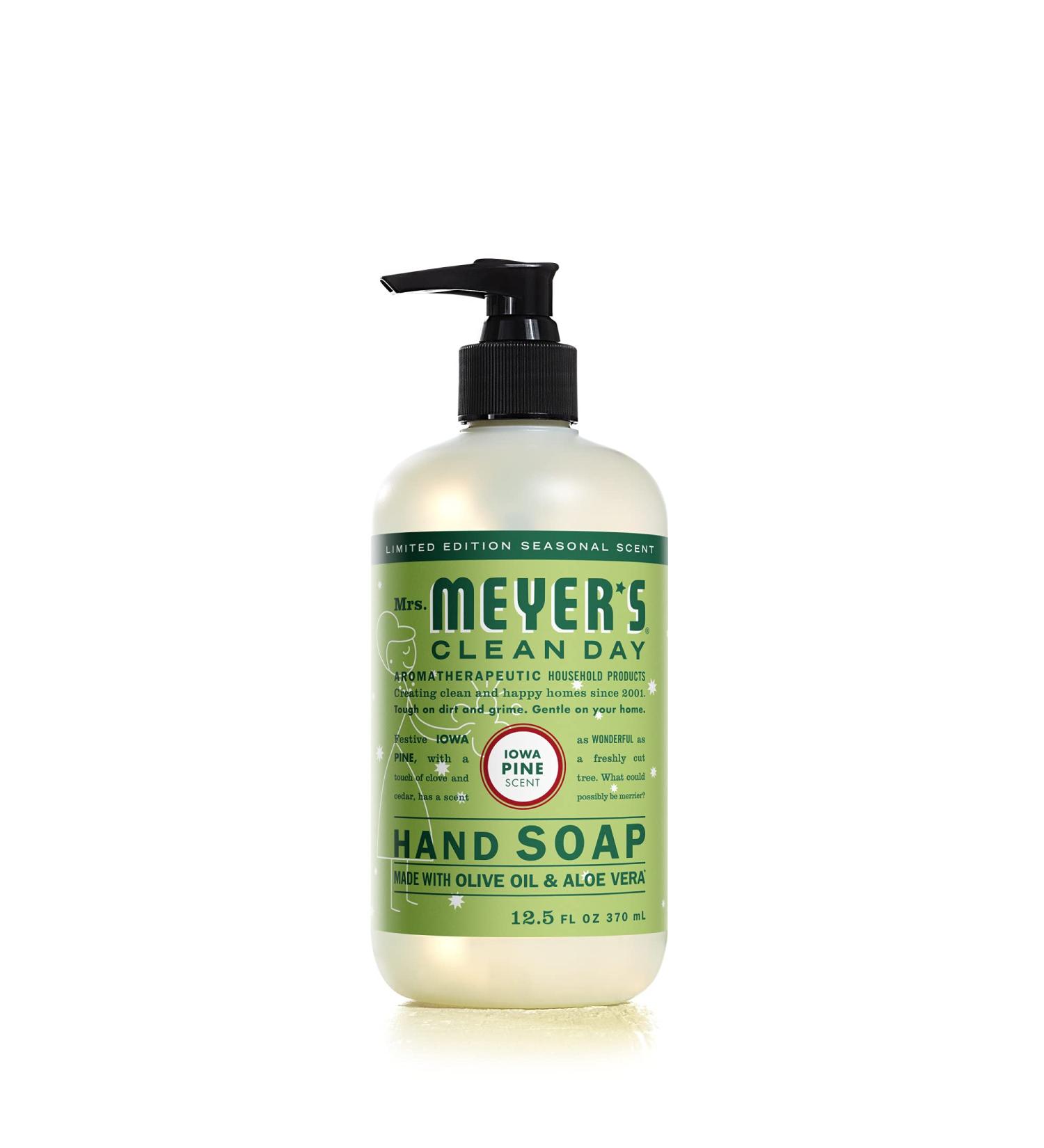 Mrs. Meyer's Iowa Pine Hand Soap with Essential Oils - Biodegradable Formula - Limited Edition 12.5 fl. oz - Buy Online on SooperMarket.com
