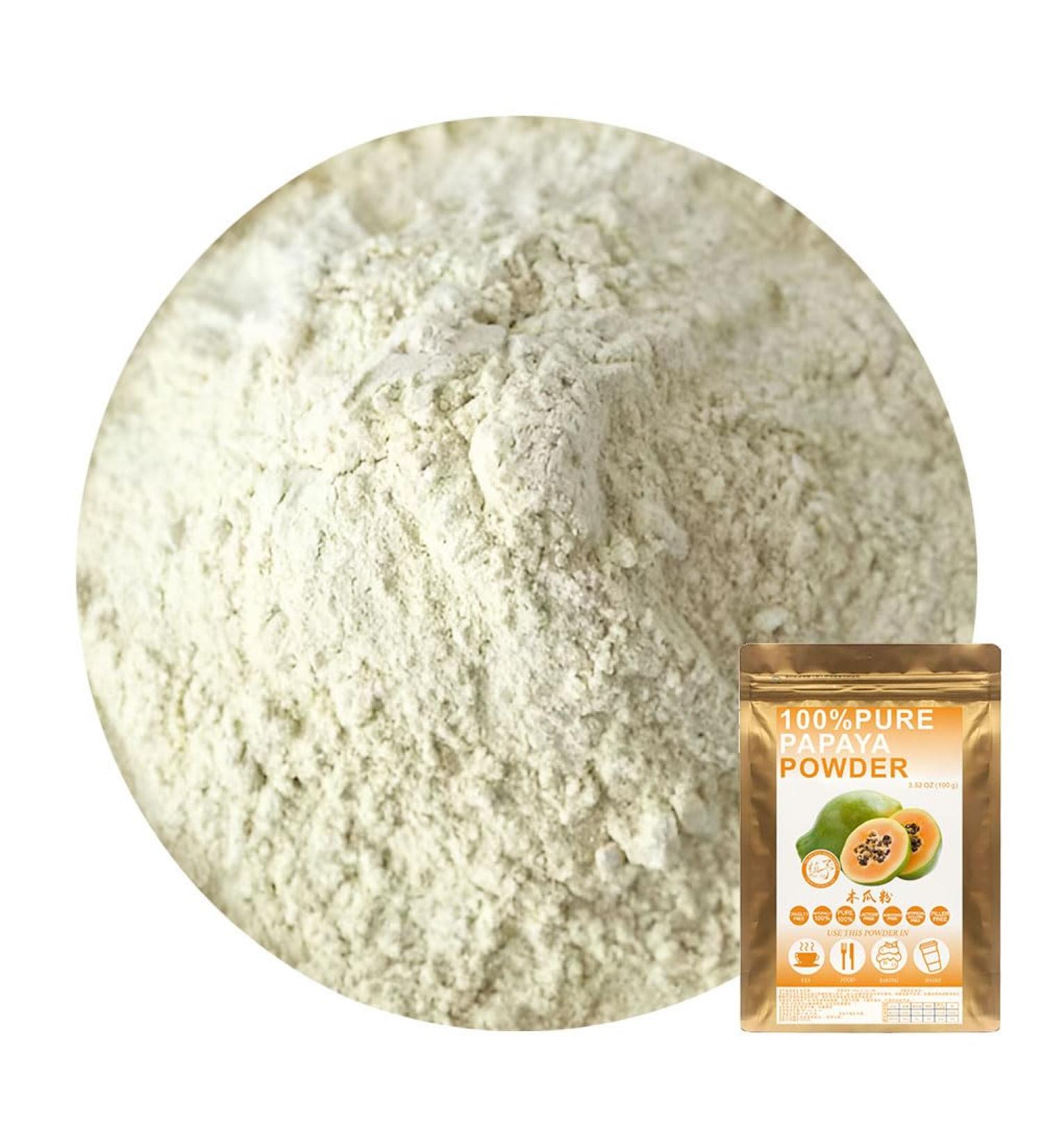 Plant Gift 100% Pure Papaya powder 100G/3.25oz Non-GMO Powder No Filler No additives Natural Papaya Powder Best Flavor for Smoothie Drinks Tea and Baking Adds Flavor and Taste 2UK-PO0008 - Buy Online on SooperMarket.com
