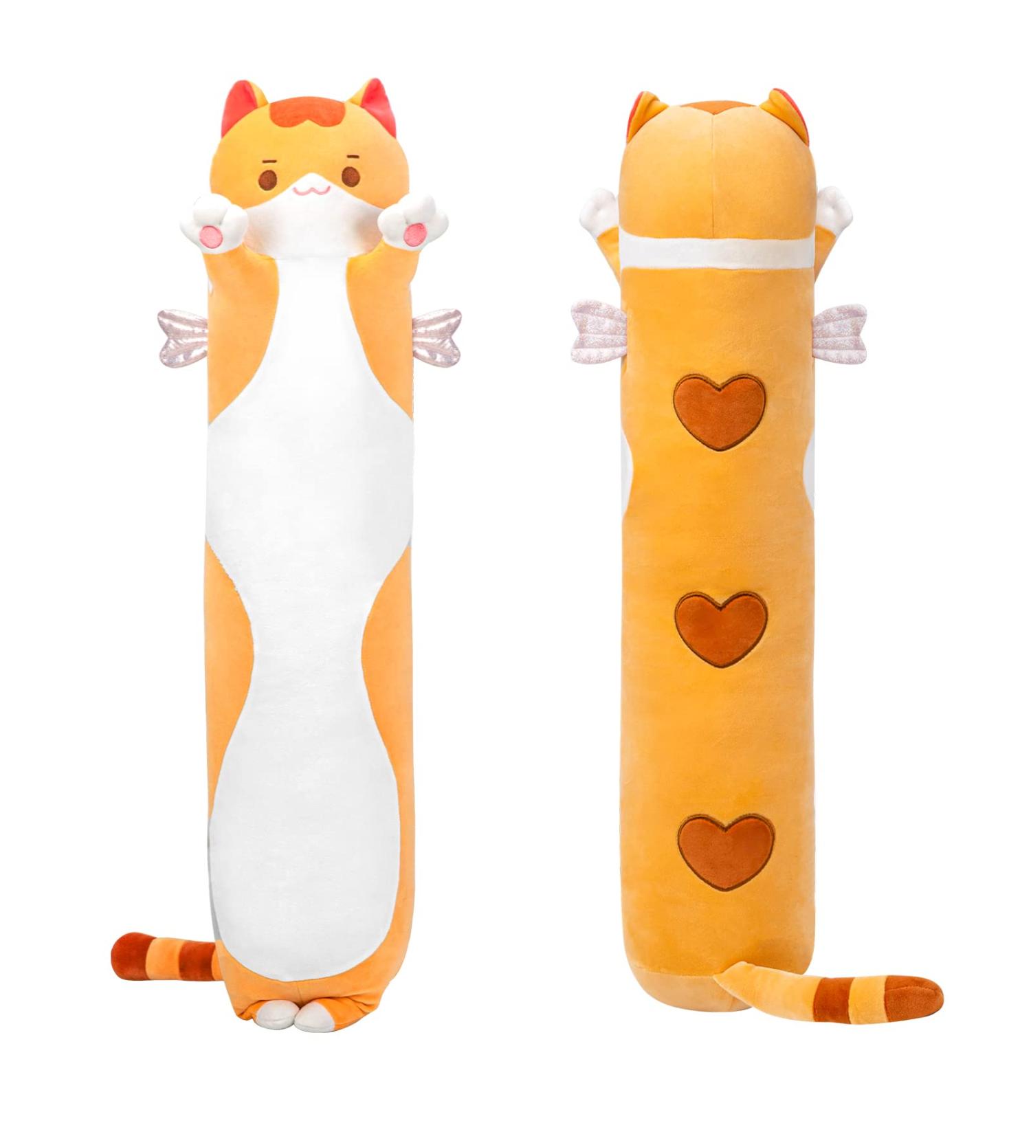 Mewaii 50cm Brown Cat Plush Pillow - Soft Animal Toy for Kids | Perfect Gift | International Shipping Available - Buy Online on SooperMarket.com