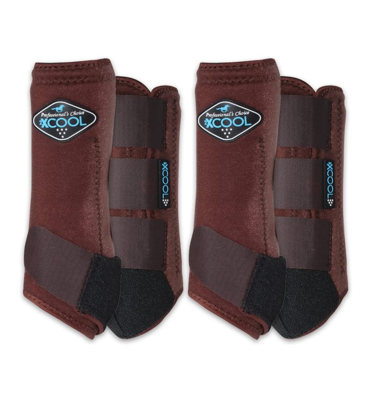 Professional's Choice 2XCOOL Sport Medical Boots - 4-Pack Large Chocolate | Premium Comfort & Support for Horses - Fast International Shipping - Buy Online on SooperMarket.com