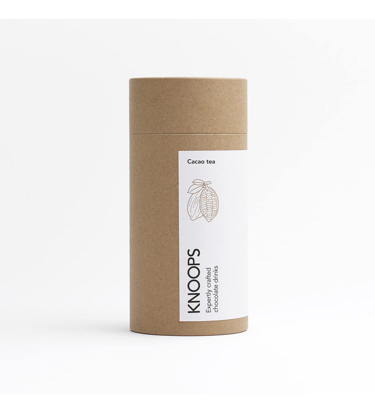 Knoops Cacao Tea: Superfood, Caffeine-Free, Vegan, Gluten-Free Chai Tea - 100g - Buy Online on SooperMarket.com