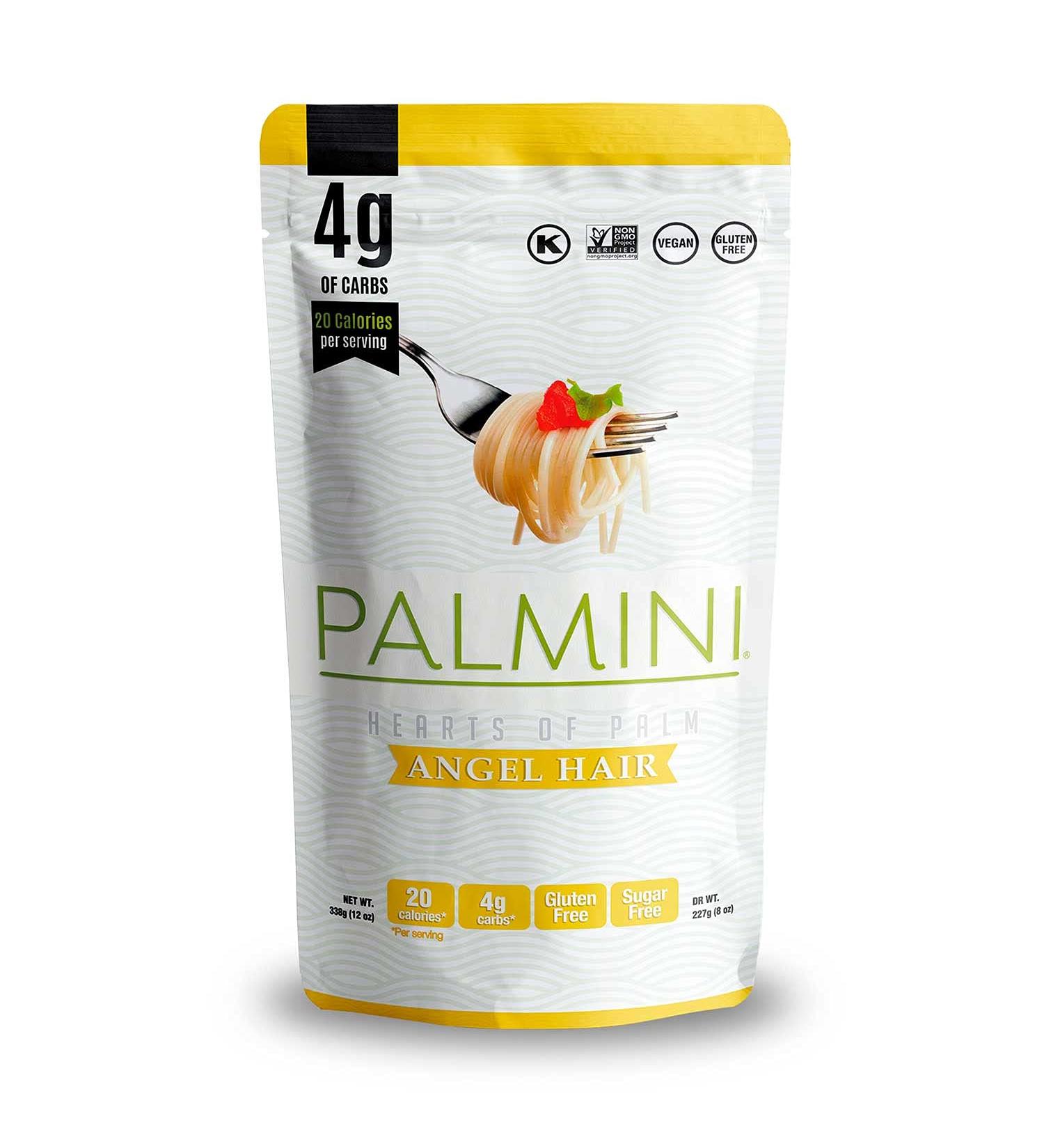 Palmini Low Carb Angel Hair Pasta - 4g Carbs, Hearts of Palm, Shark Tank - 12oz - Buy Online on SooperMarket.com