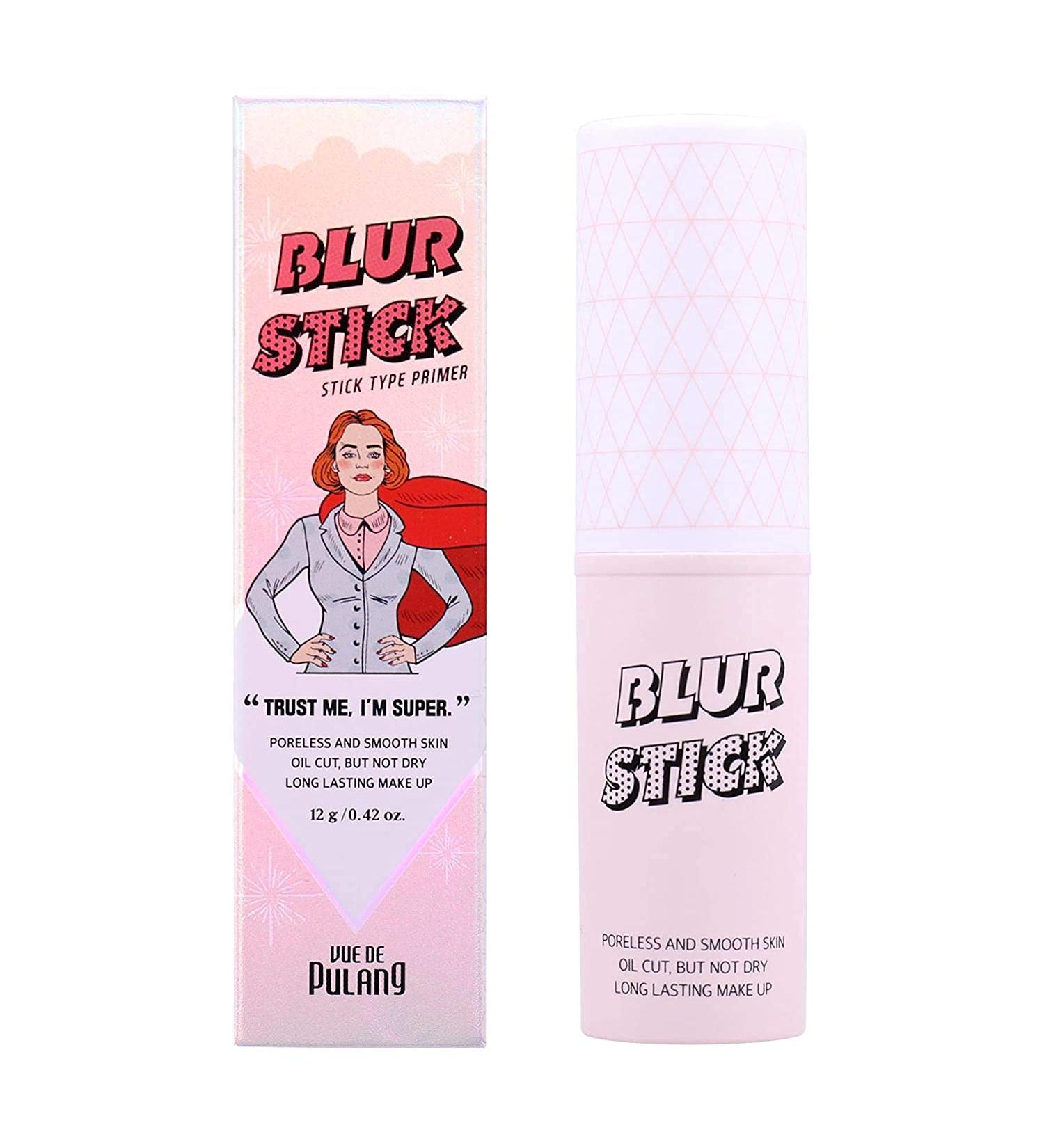Korean Makeup Blur Stick Face Primer for Pores & Energized Eye Makeup - Calamine Base for Oily & Acne Prone Skin - Buy Online on SooperMarket.com