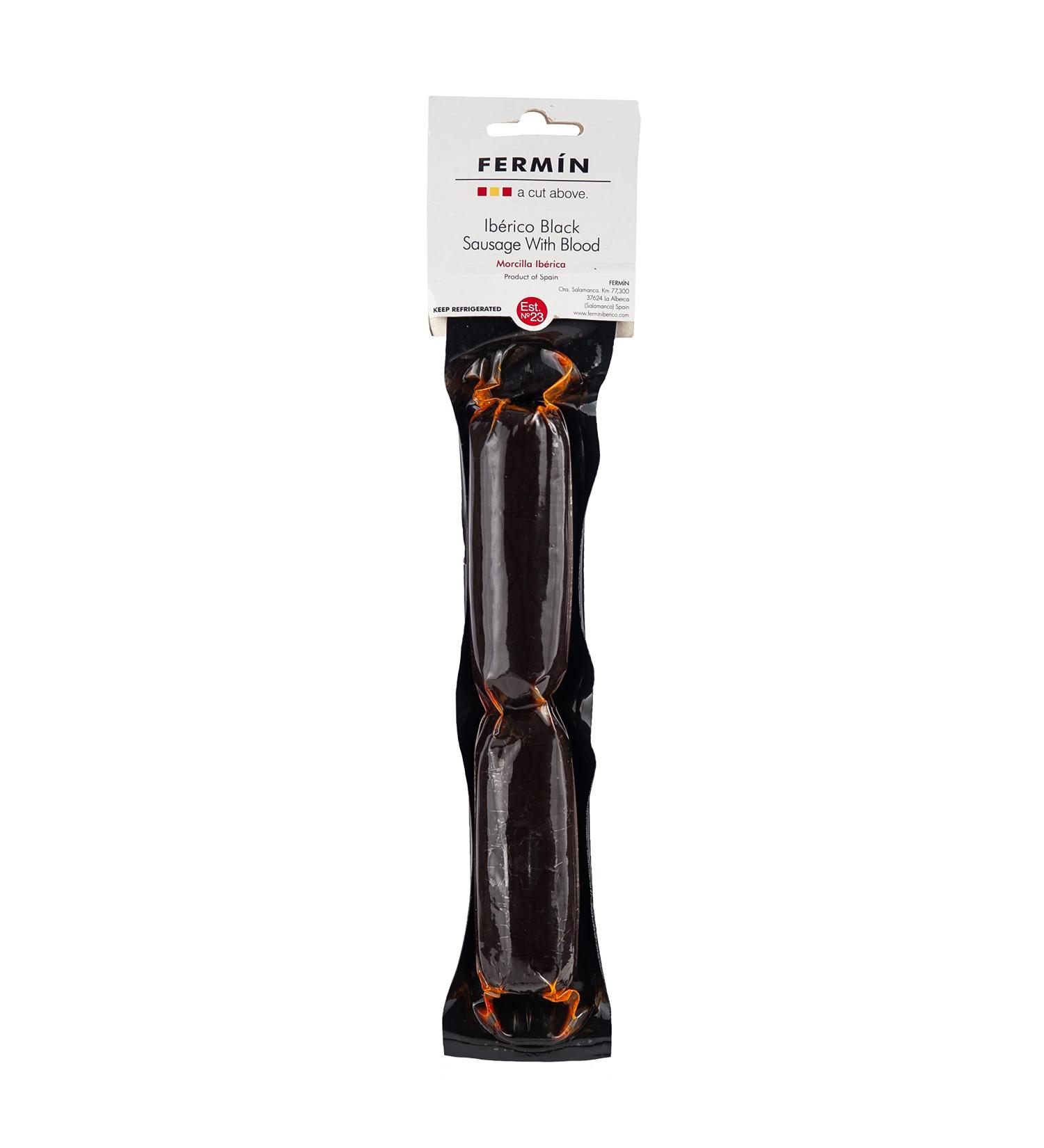 Fermin Iberico Black Sausage - Morcilla Iberica 5 oz (Pack of 1) - Buy Online on SooperMarket.com