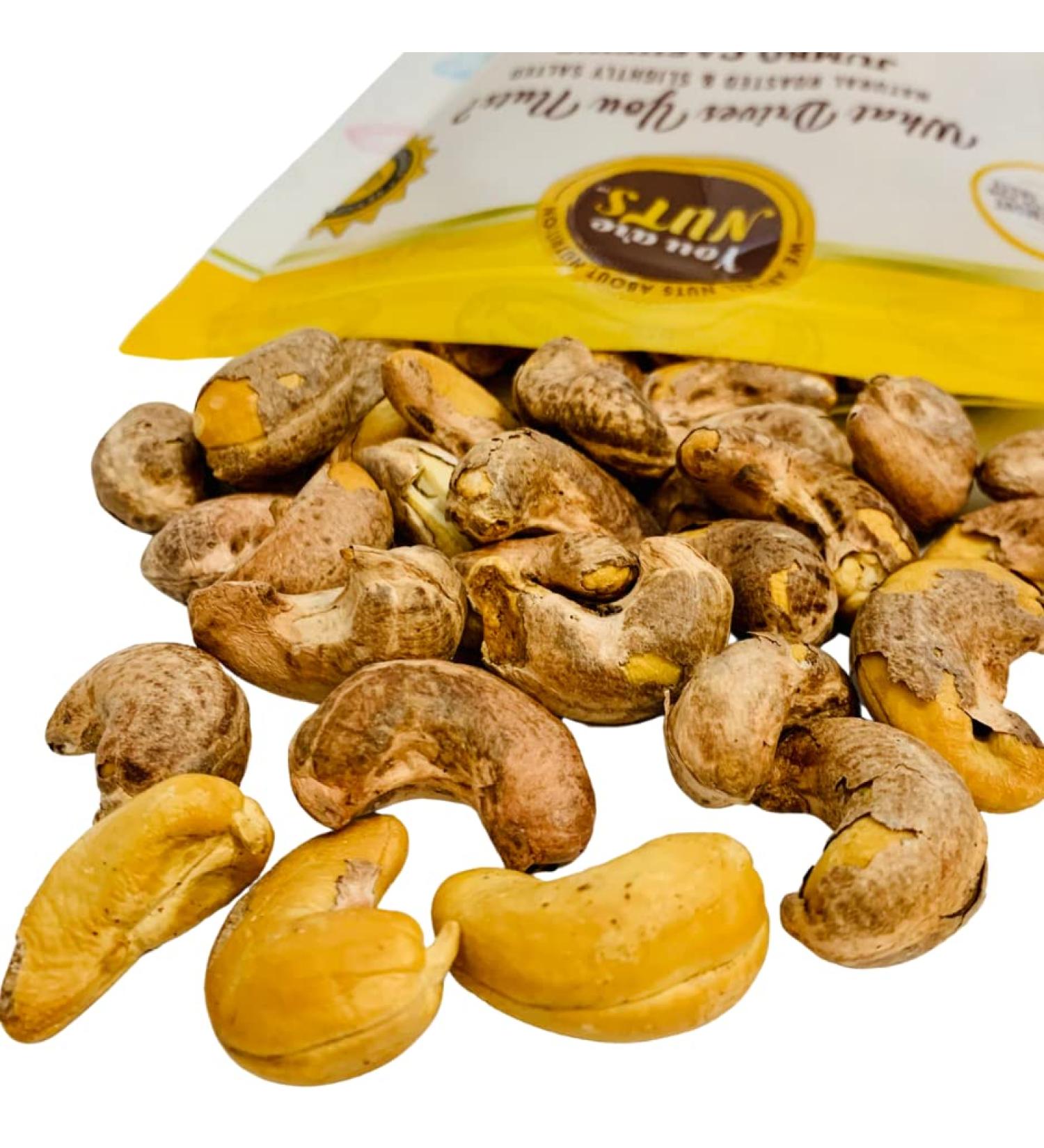 Naturally Roasted & Slightly Salted Cashews - 16 Oz Bag | Whole Cashews | Non GMO, Gluten Free, Vegan, Keto Friendly | Everyday Protein - Buy Online on SooperMarket.com