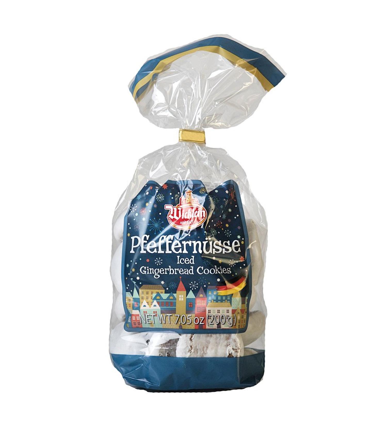 Wicklein Pfeffernusse Iced Gingerbread Cookies 7oz 1 Bag, 7-ounces