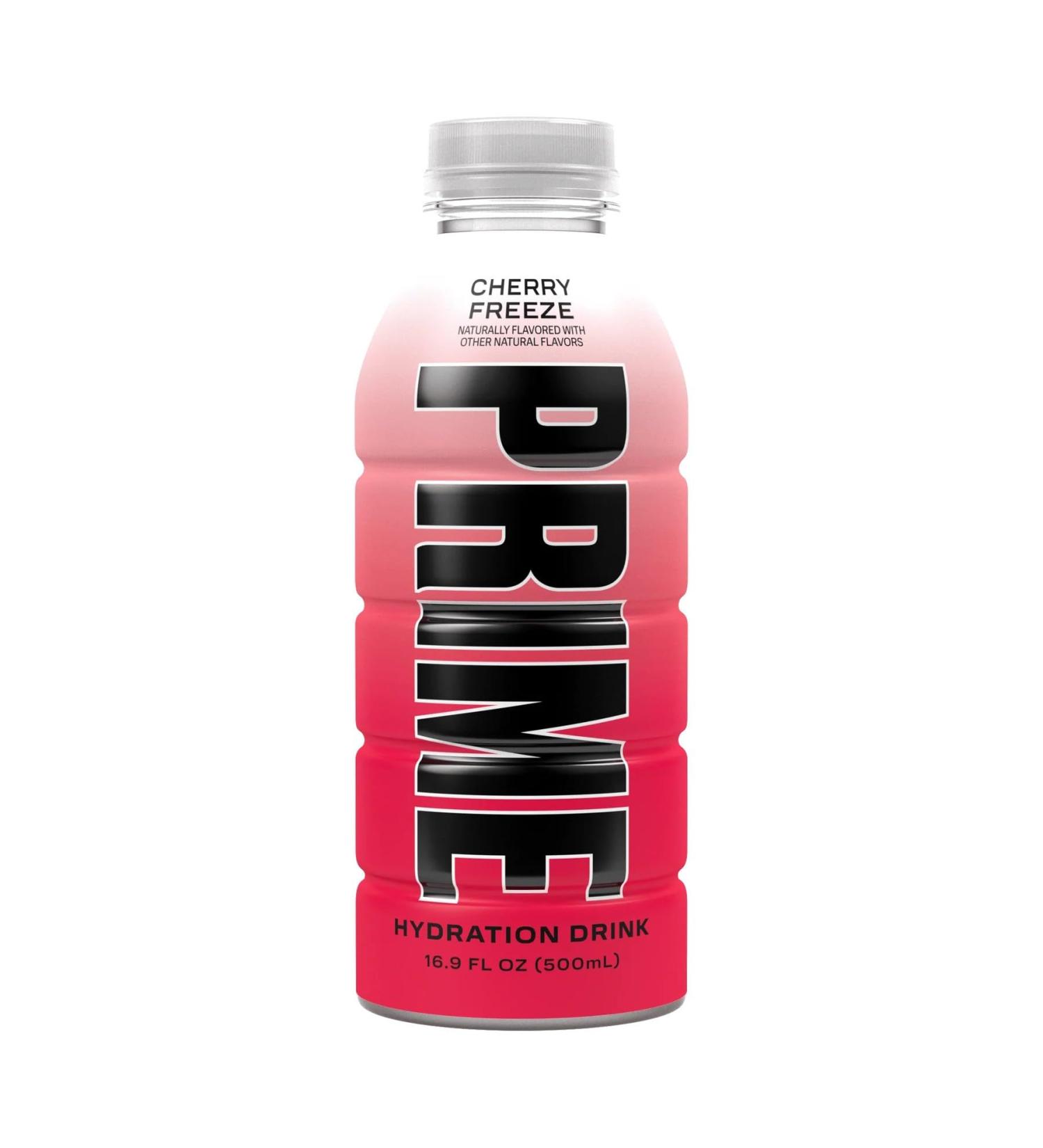 Prime Hydration Electrolyte-Rich Drink - Cherry Flavor 500ml (12 Pack) - Buy Online on SooperMarket.com