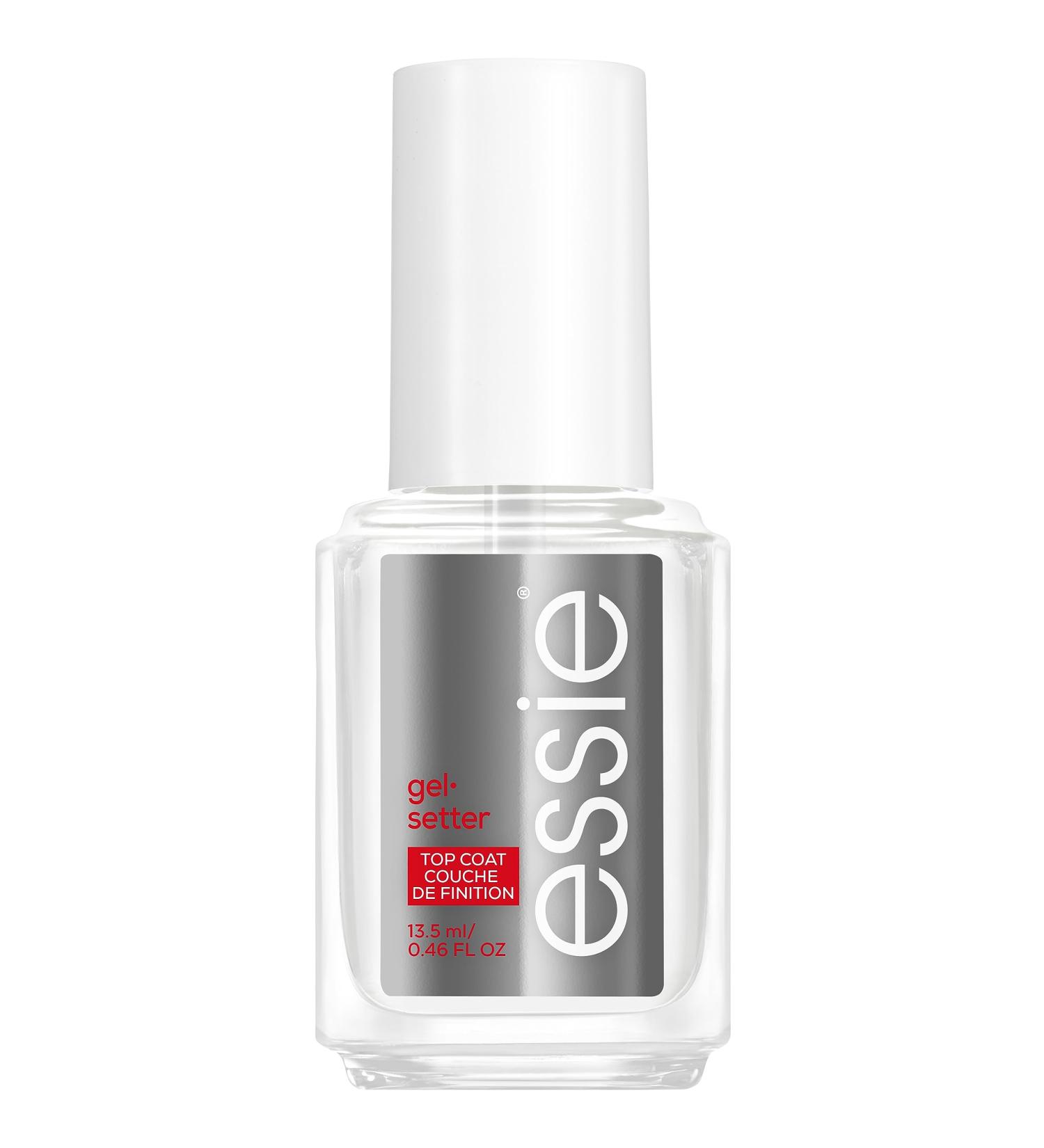 essie Nail Polish Nail Care Gel Setter Gel Nail Polish High Shine Longlasting Long Wear Top Coat Nail Varnish 13.5 ml
