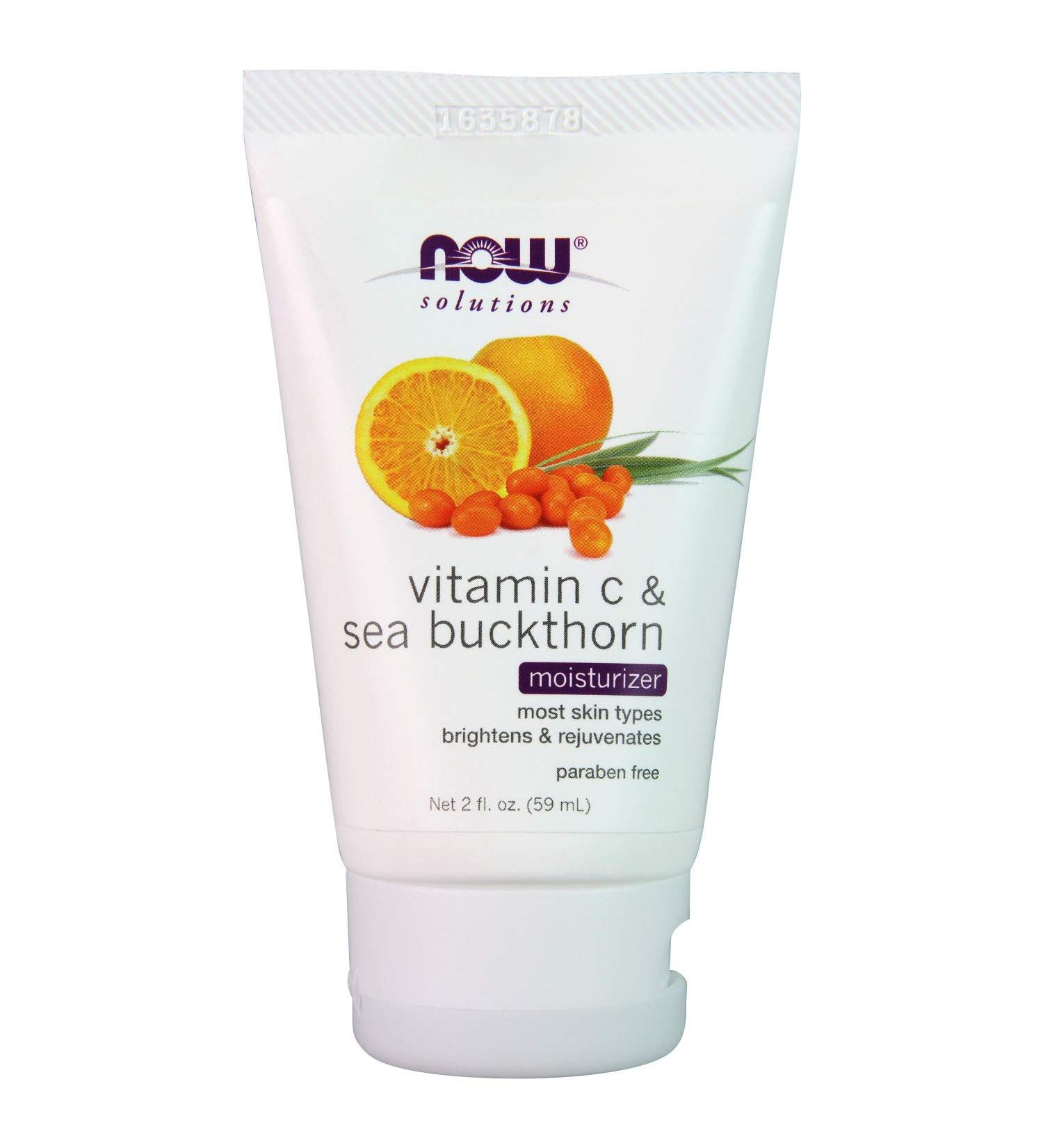 Now Foods Vitamin C & Sea Buckthorn Moisturizer 2 fl oz - Hydrating Skin Care Solution - Buy Online on SooperMarket.com