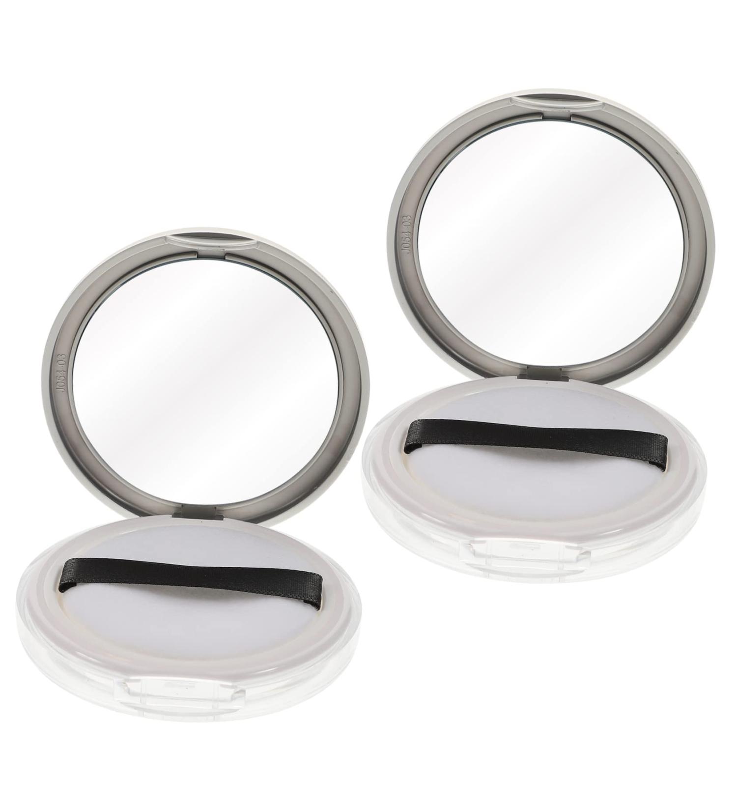 PACKOVE Body Mirrors 2pcs Box Loose Powder Box Makeup Containers Empty Cushion Compact Case 5g Powder Case Foundation Box 7.5x7.5cm Colorful - Buy Online on SooperMarket.com