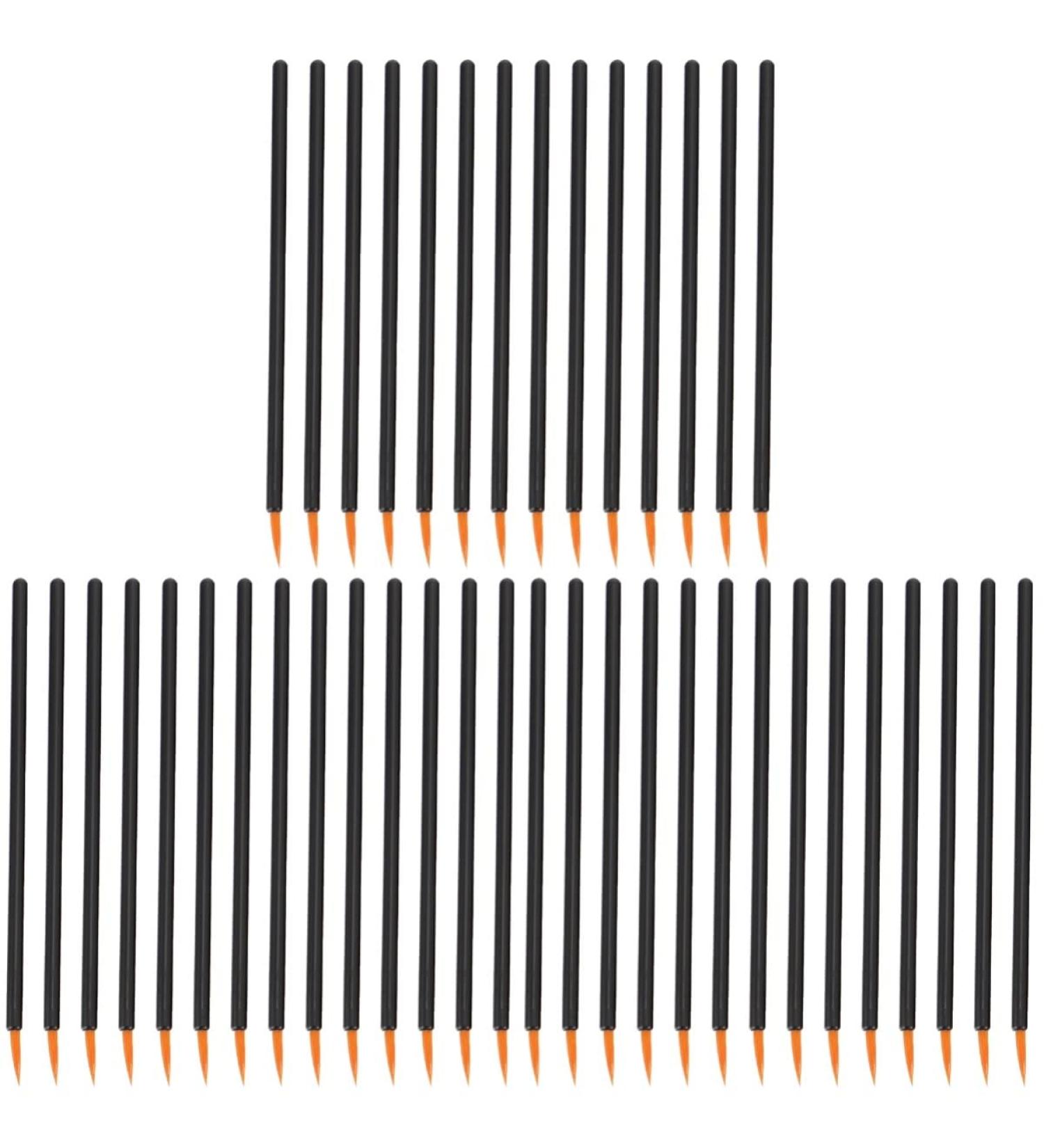 FRCOLOR 300 Pcs Disposable Eyeliner Brushes - Professional Makeup Tools for Perfect Application - Artificial Fiber & Hard Head Design - Buy Online on SooperMarket.com