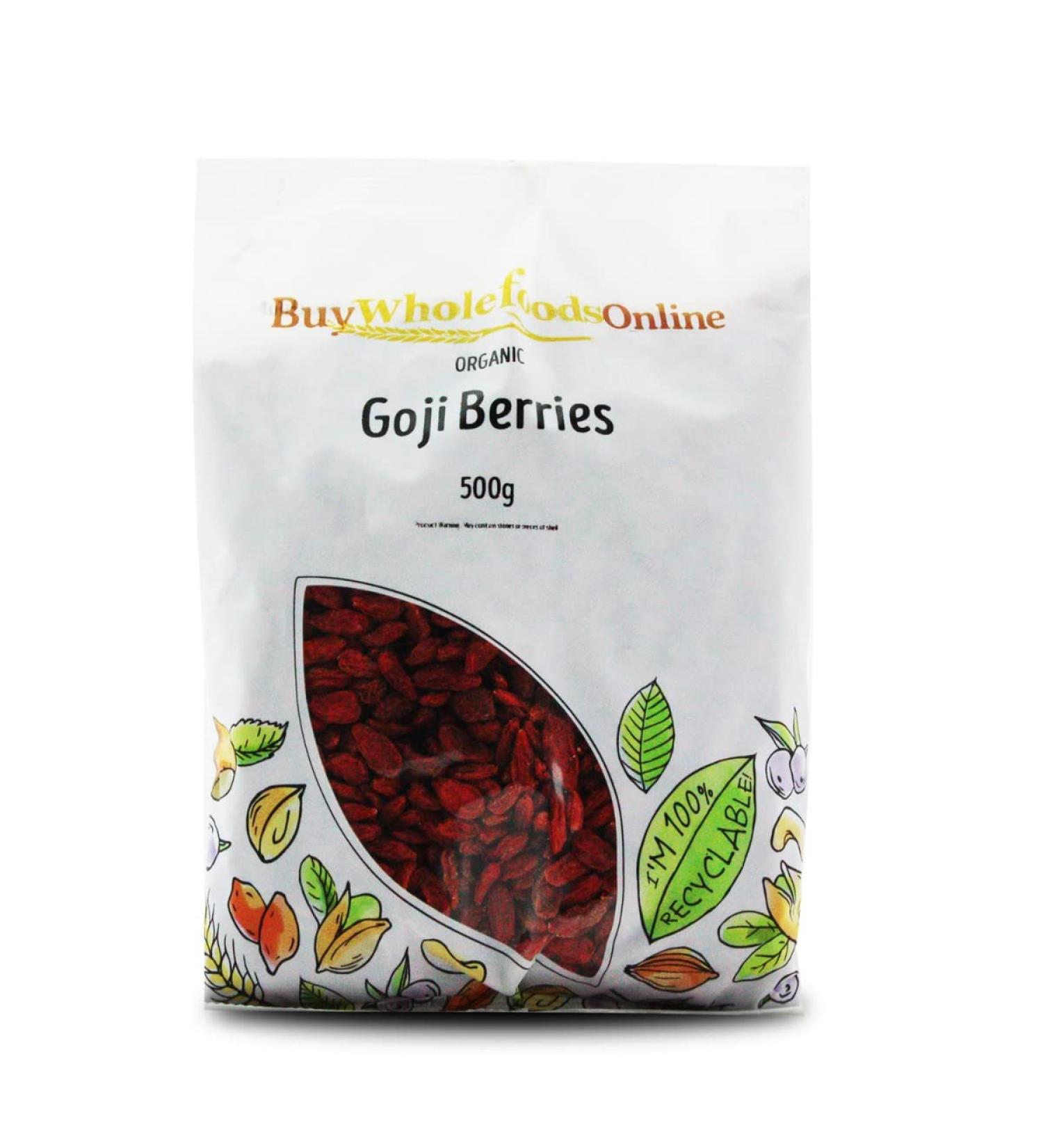Organic Goji Berries 500g (BWFO)