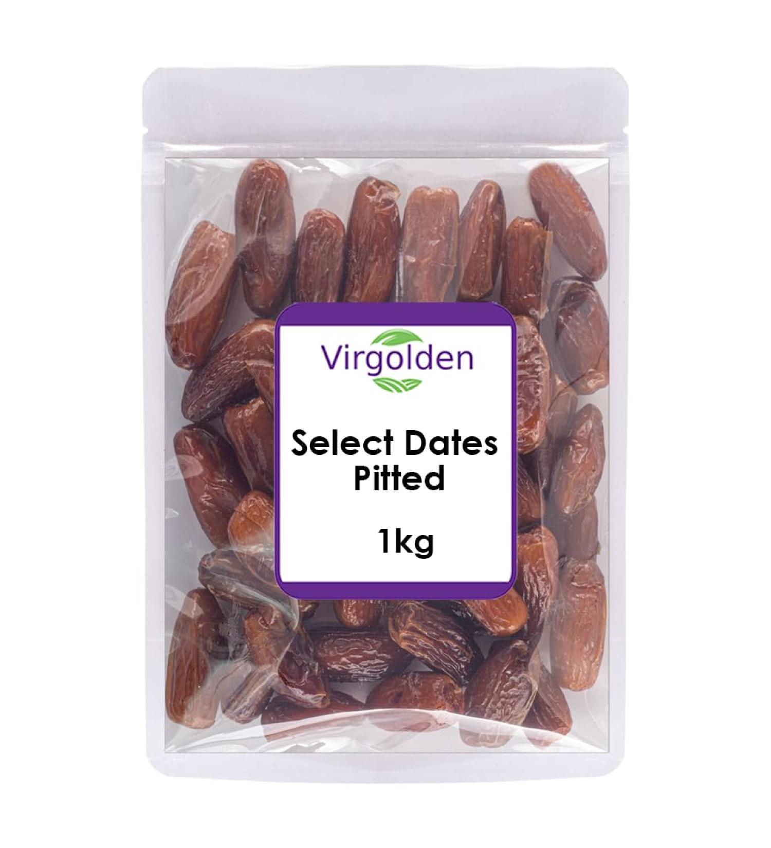 Select Dates Pitted 1kg by Virgolden - Buy Online on SooperMarket.com