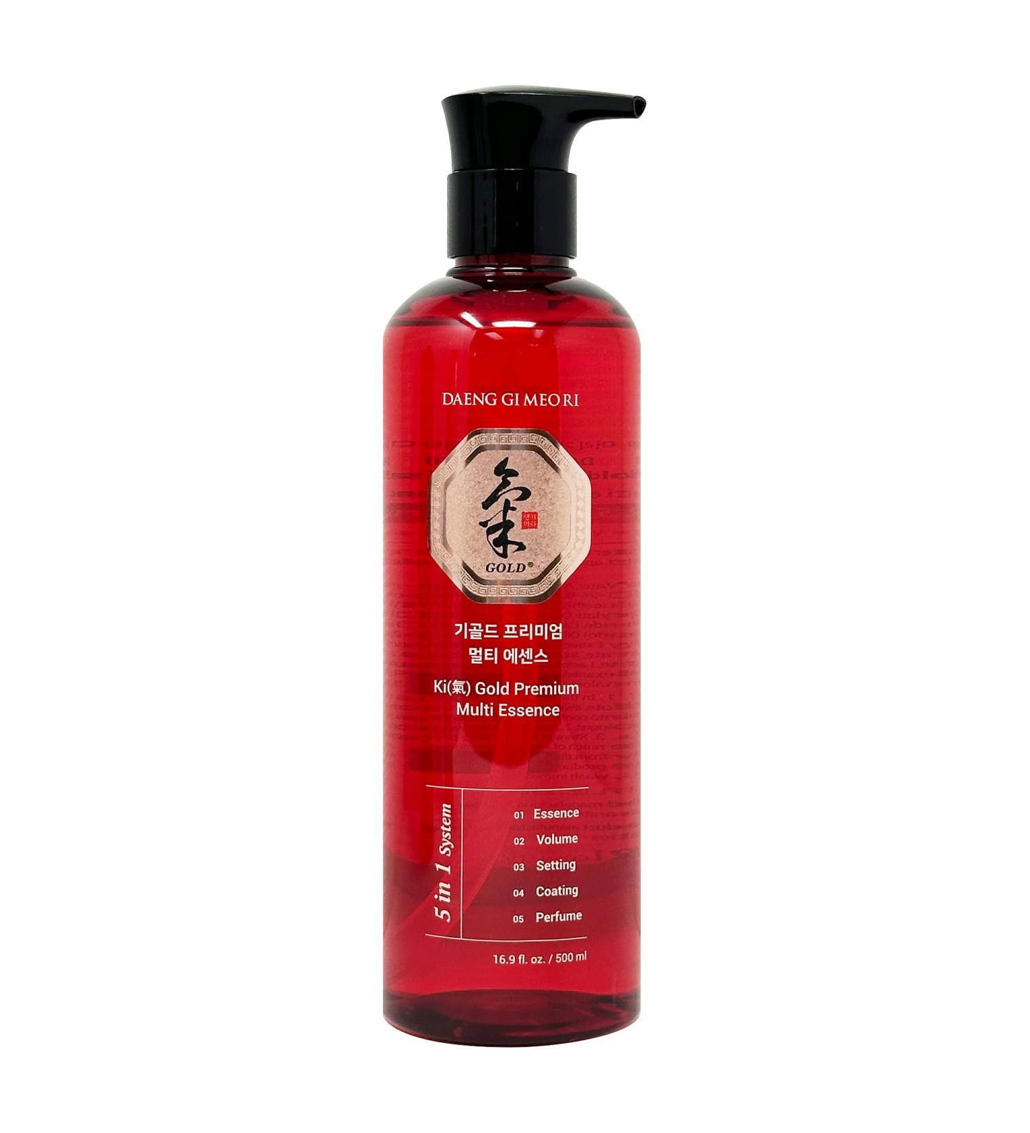 Daeng Gi Meo Ri - Ki Gold Premium Multi Essence for Hair Volumizing and Nourishing Rich Perfume Essence that Lasts 16.9 FL OZ/500ml