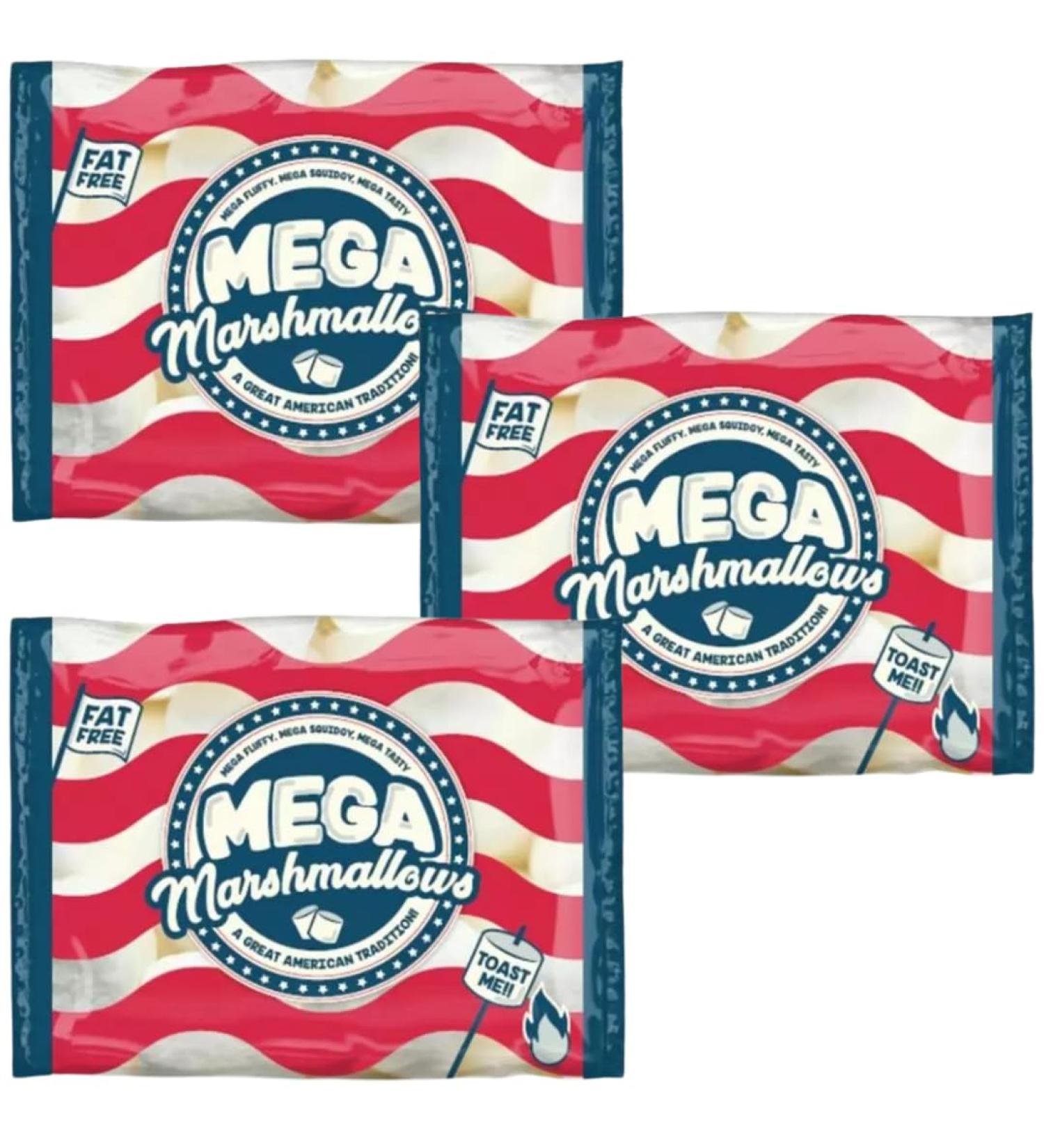 Marshmallows Bundle with Mega Marshmallow Bag 550g (3 Pack)