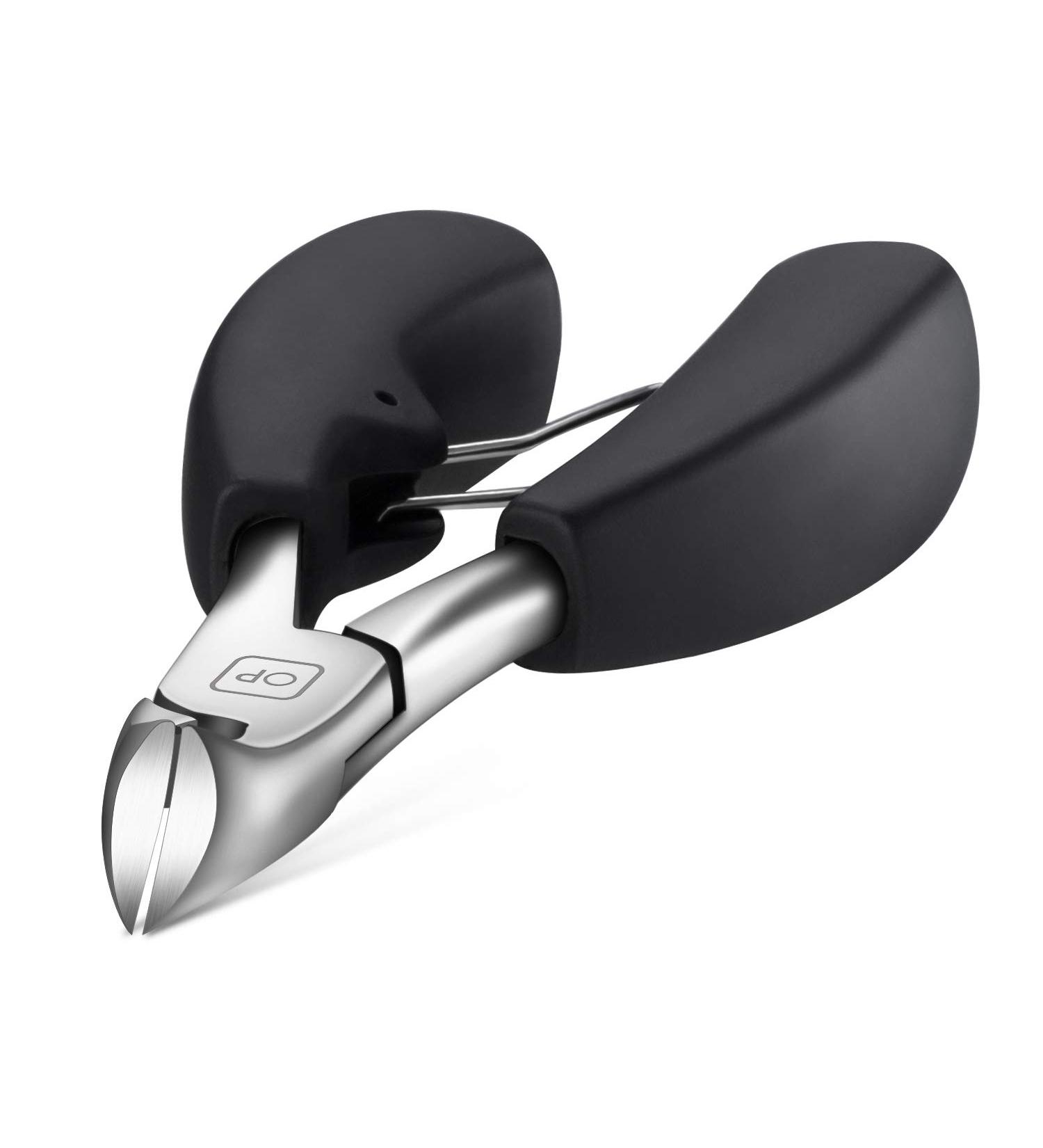 opove X5 Silver Podiatrist Toenail Clippers for Ingrown or Thick Nails - Precision Diabetic Pedicure Tool for Men - Buy Online on SooperMarket.com