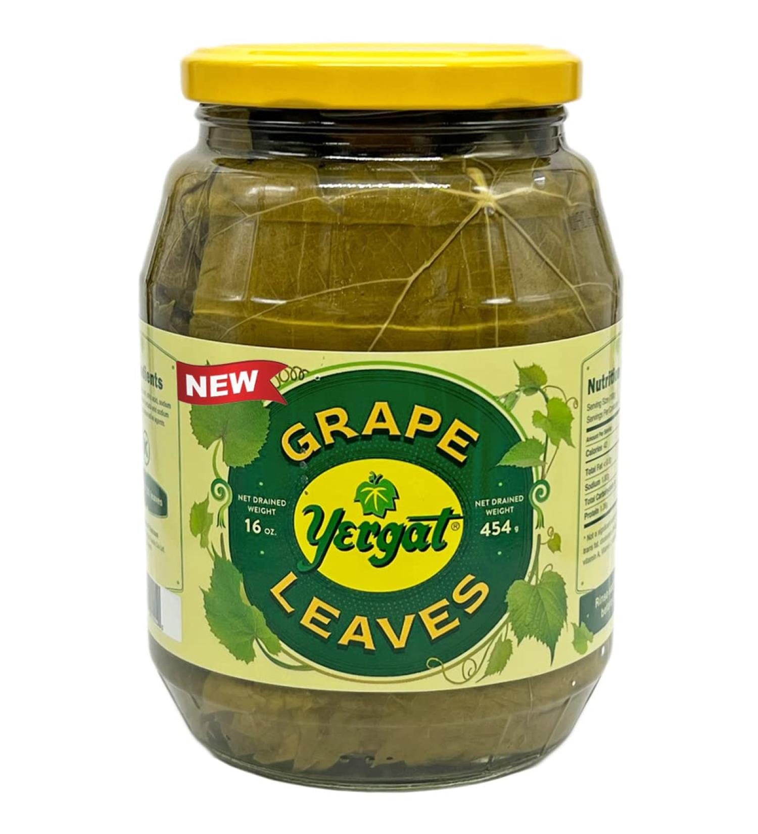 Yergat Grape Leaves - 16 oz (Drained Weight) - Buy Online on SooperMarket.com