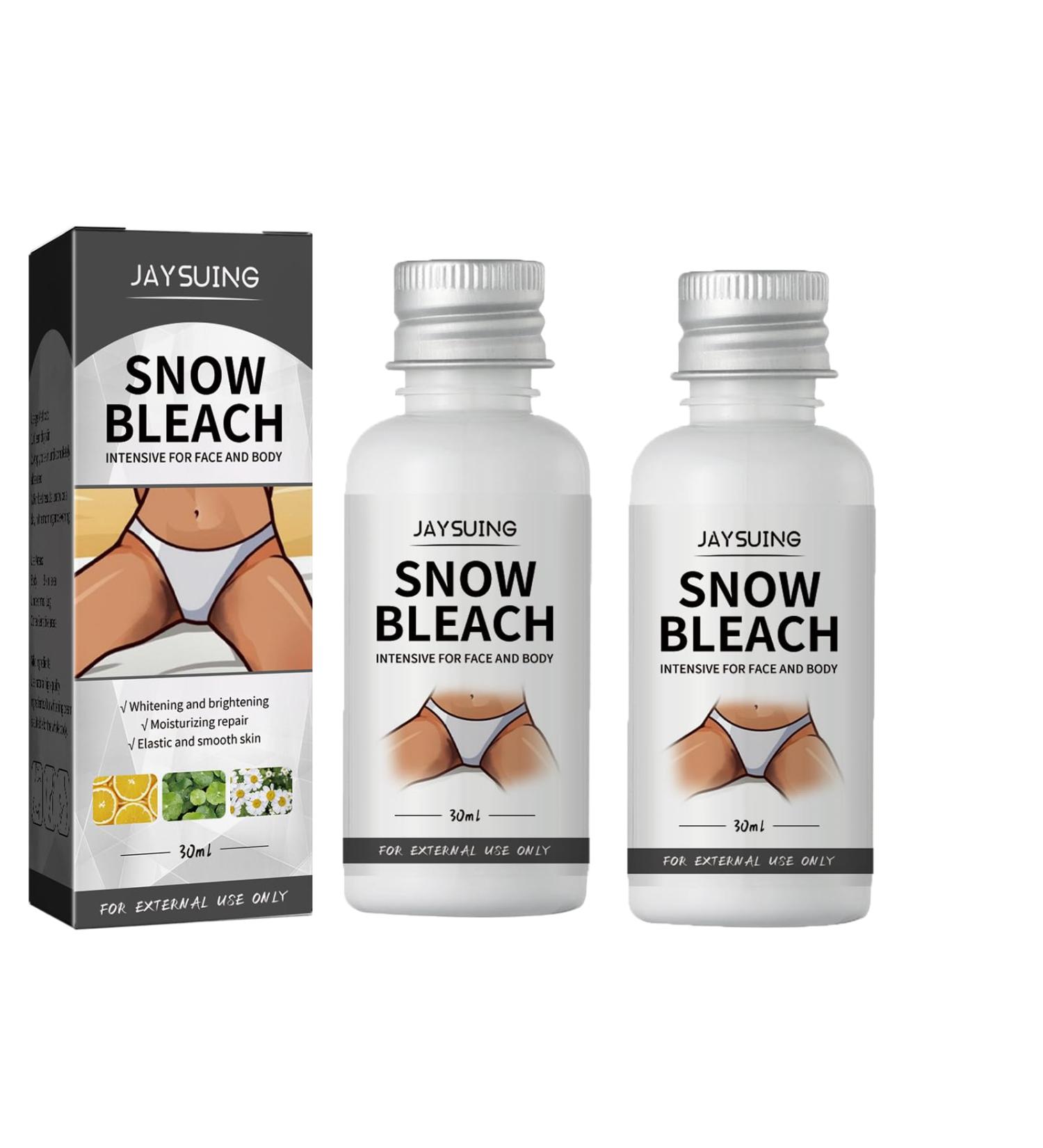 Snow Bleach Cream - Skin Bleaching & Underarm Whitening for Private Parts (2oz) | Effective Skin Corrector for Intimate Areas - Buy Online on SooperMarket.com