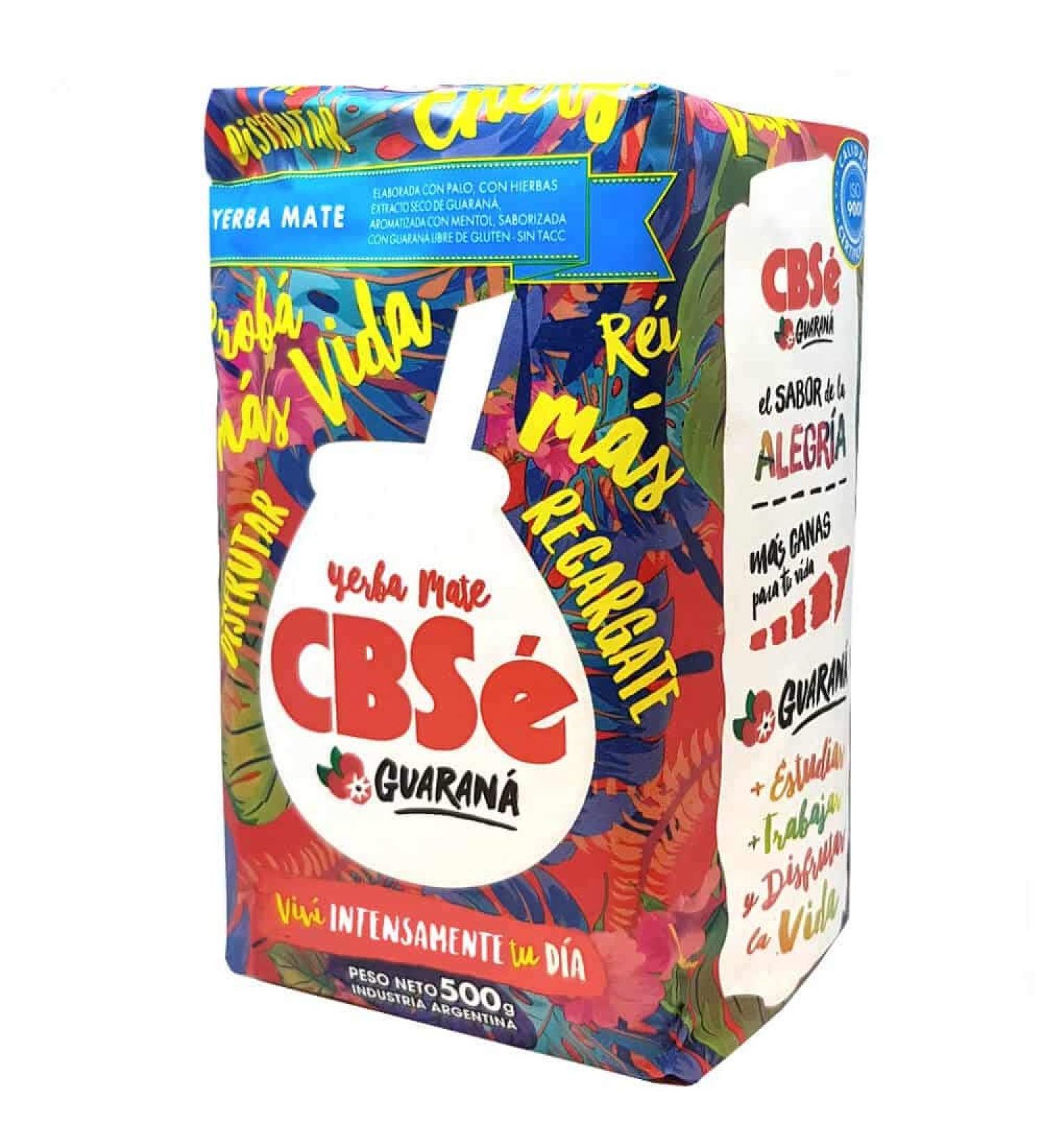 Yerba Mate Tea CBS Guarana CBS (2 X 500g) (2x500gr)