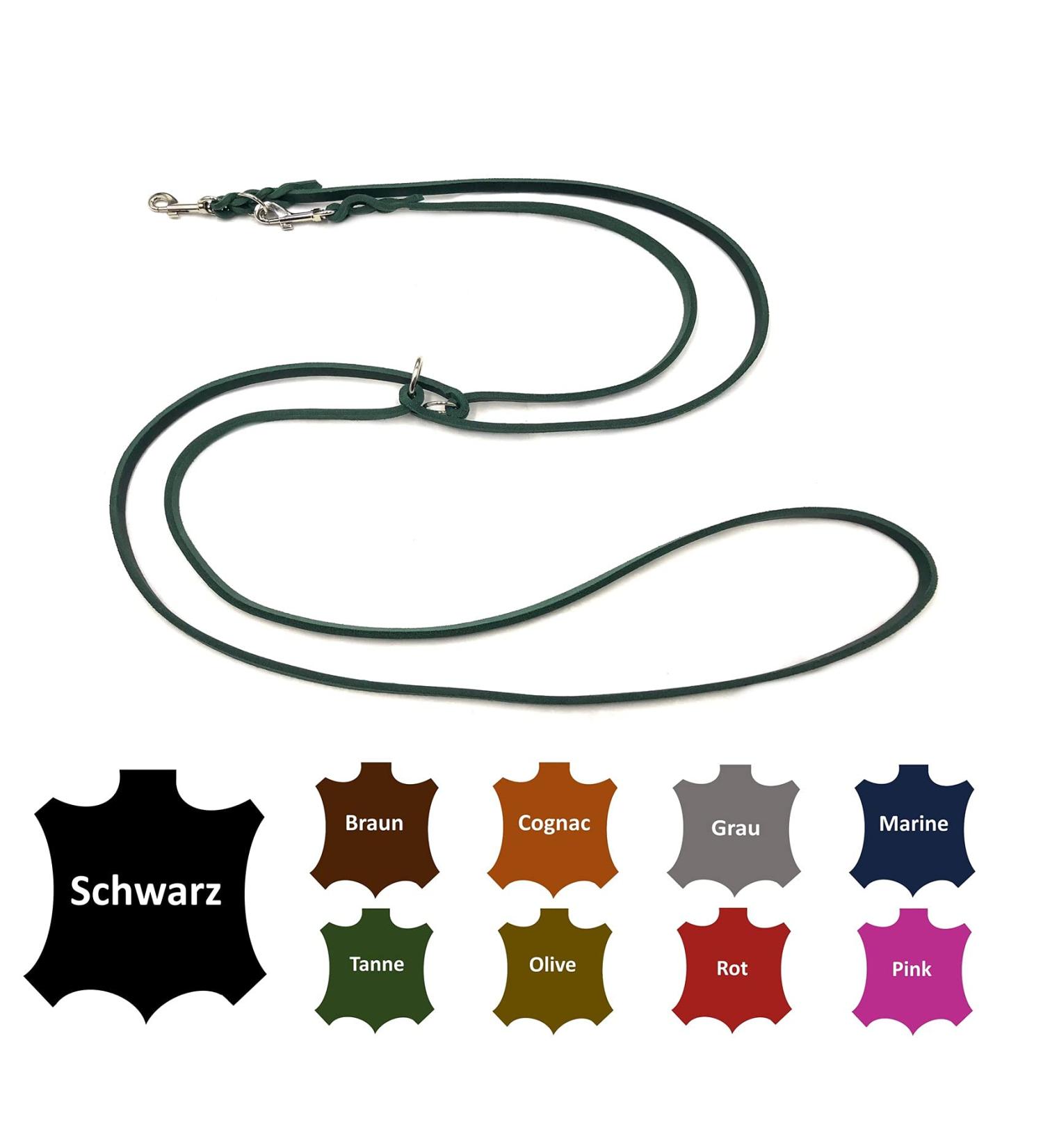 Double Linen Dog Liner for Small & Large Dogs - Adjustable 2.40m x 12mm in Fir Green | Durable & Comfortable - Buy Online on SooperMarket.com