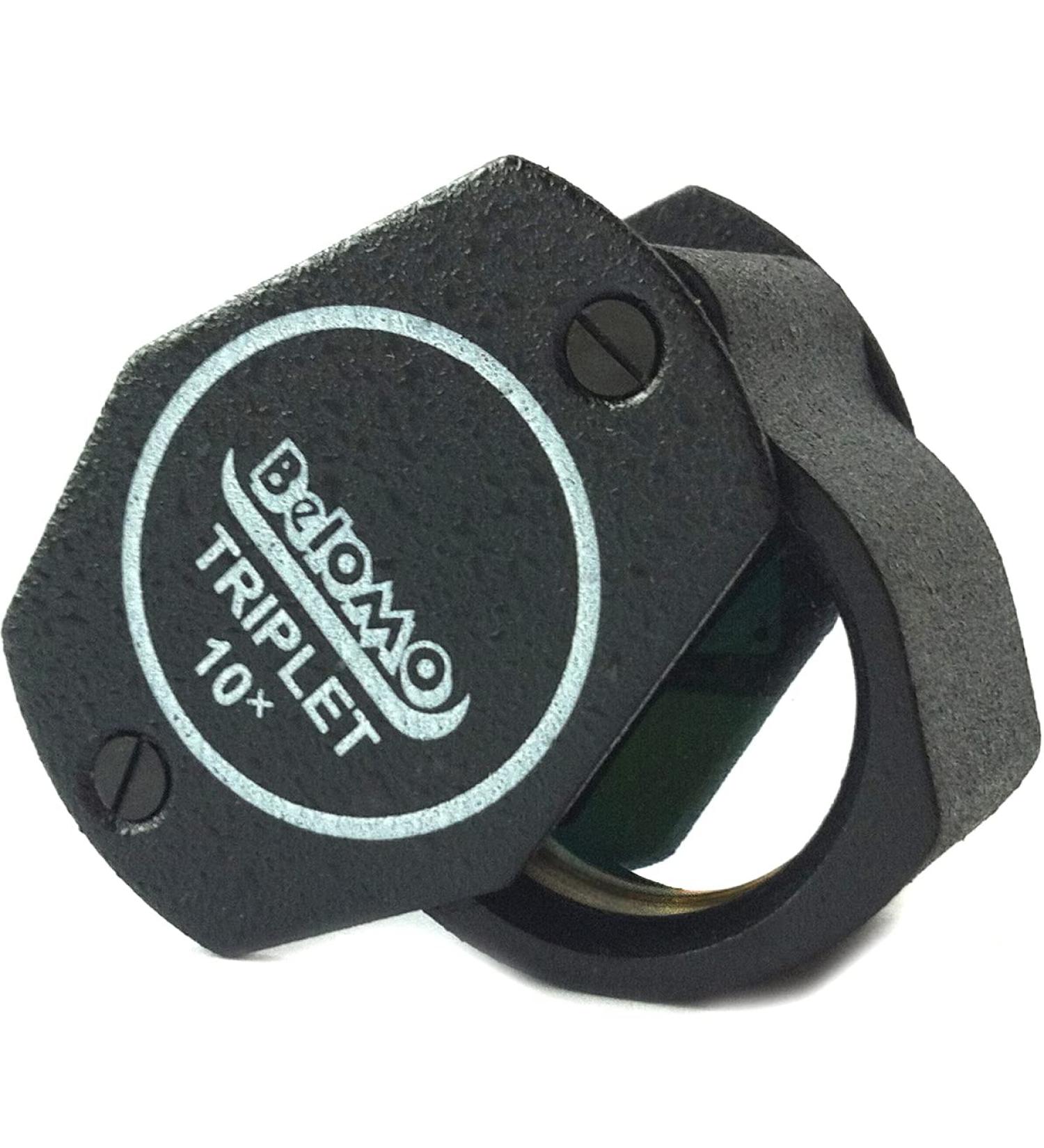 BelOMO 10x Triplet Jeweler's Loupe 21mm - Bright & Color-Correct View - Foldable for Gems, Jewelry, Coins & Trichomes - Buy Online on SooperMarket.com