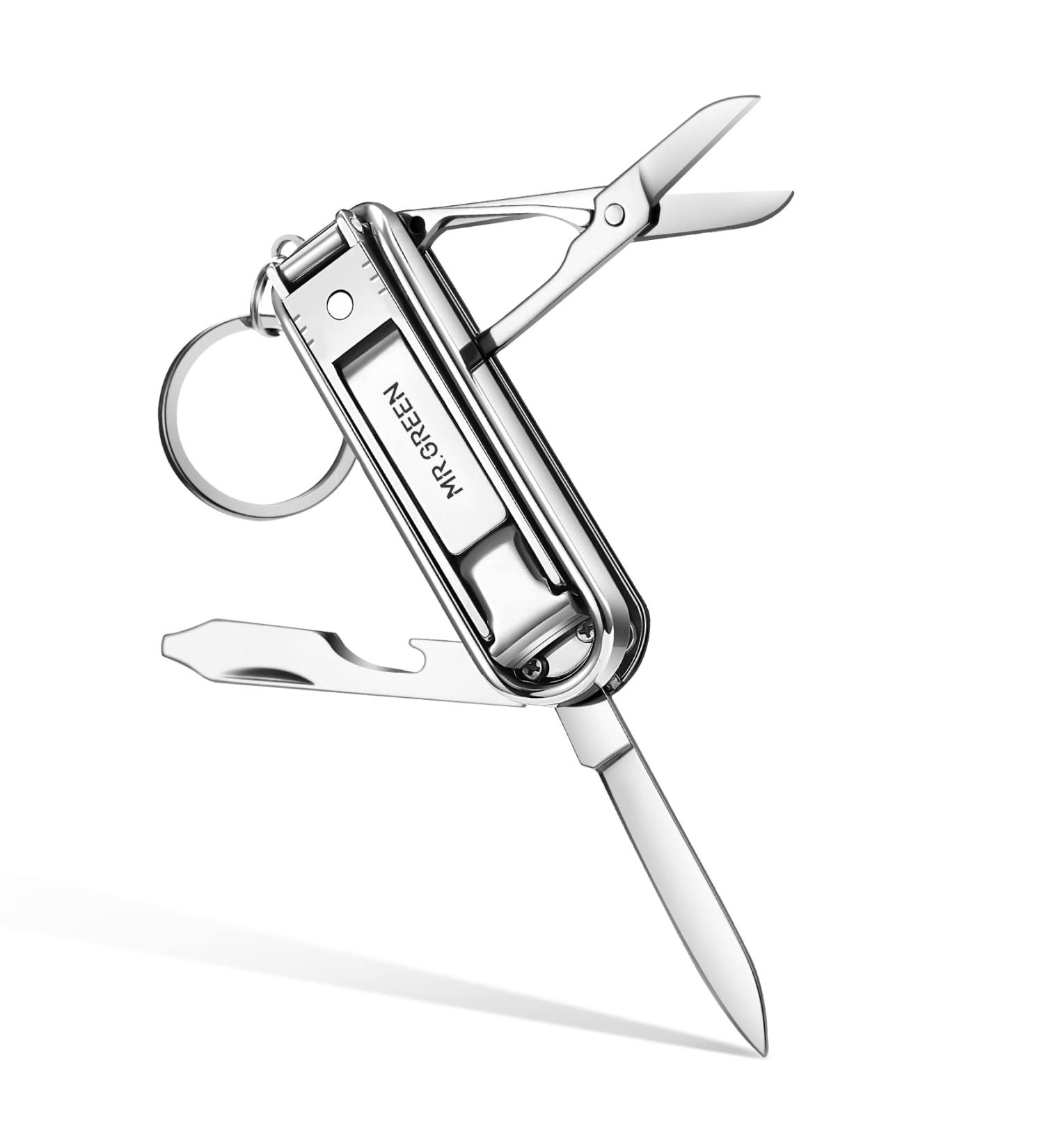 MR.GREEN Stainless Steel Multifunctional Nail Clippers - 6 Functions, Large Size - Buy Online on SooperMarket.com