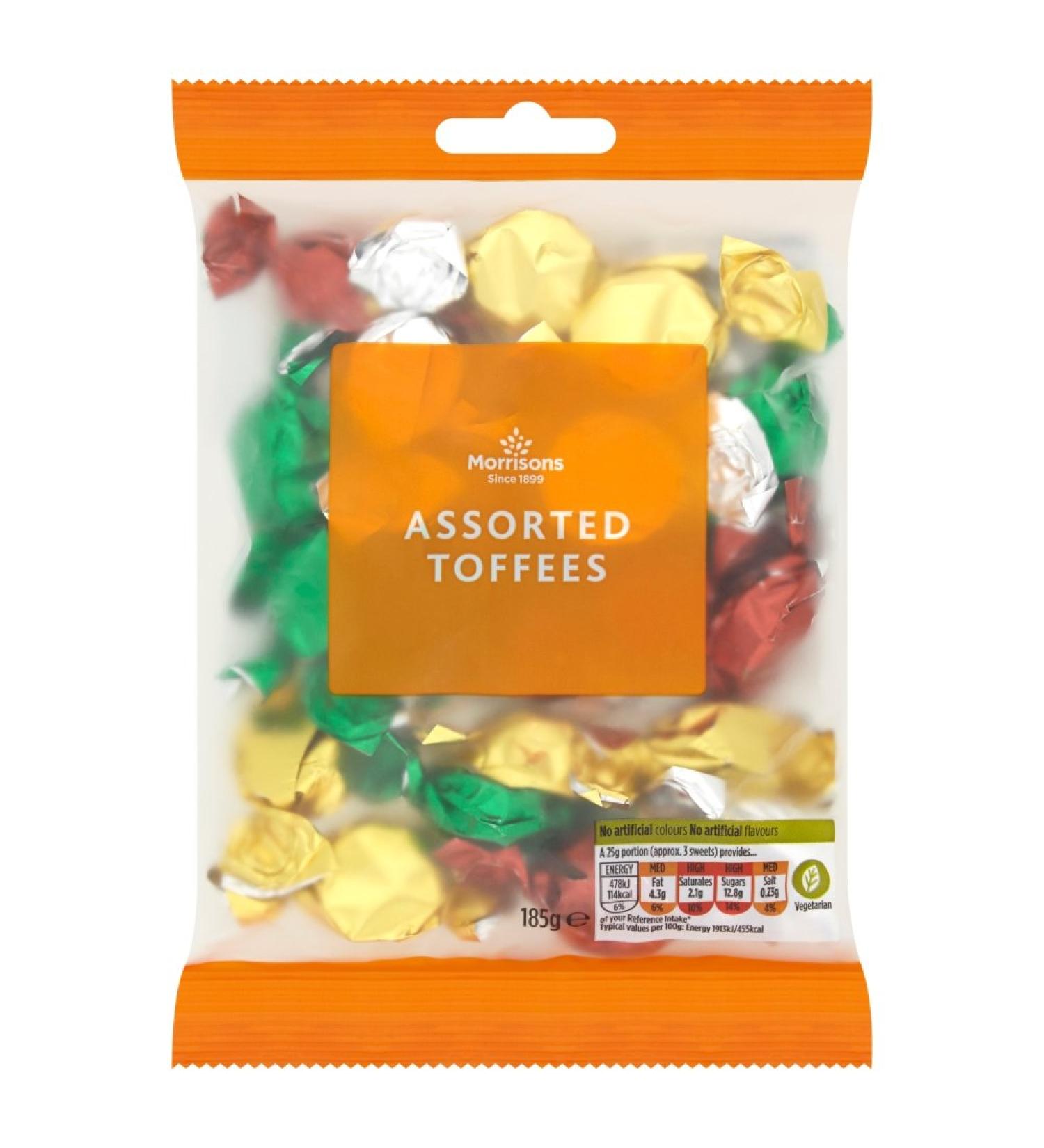 Morrisons Assorted Toffees 185 g